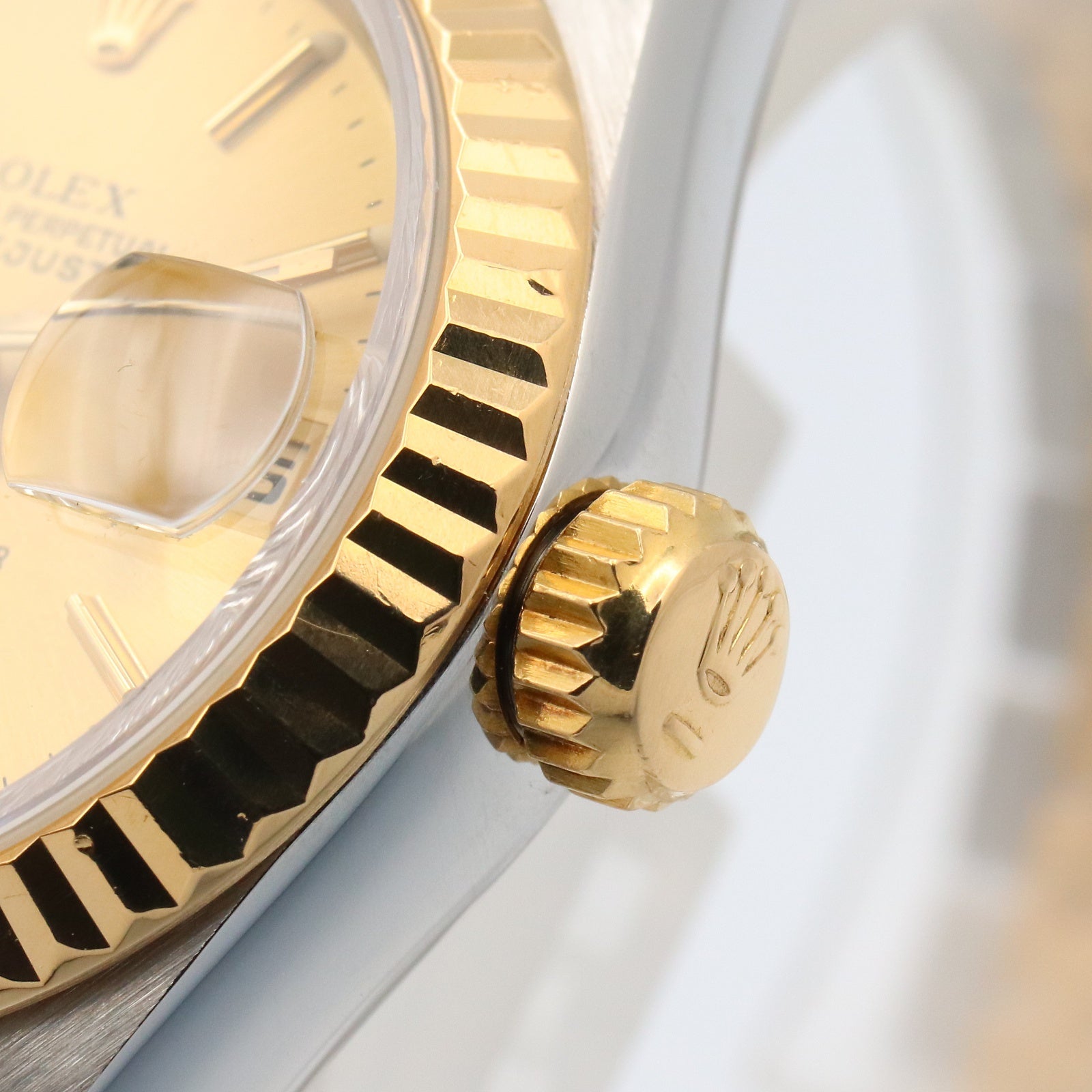 ロレックス ROLEX デイトジャスト 90番 シャンパン バー 腕時計 時計 K18（イエローゴールド） ステンレススチール レディース ゴールド系 69173 【中古】 楽天市場】【10%OFFクーポン対象 5/9 20時〜5/16 9:59】ロレックス