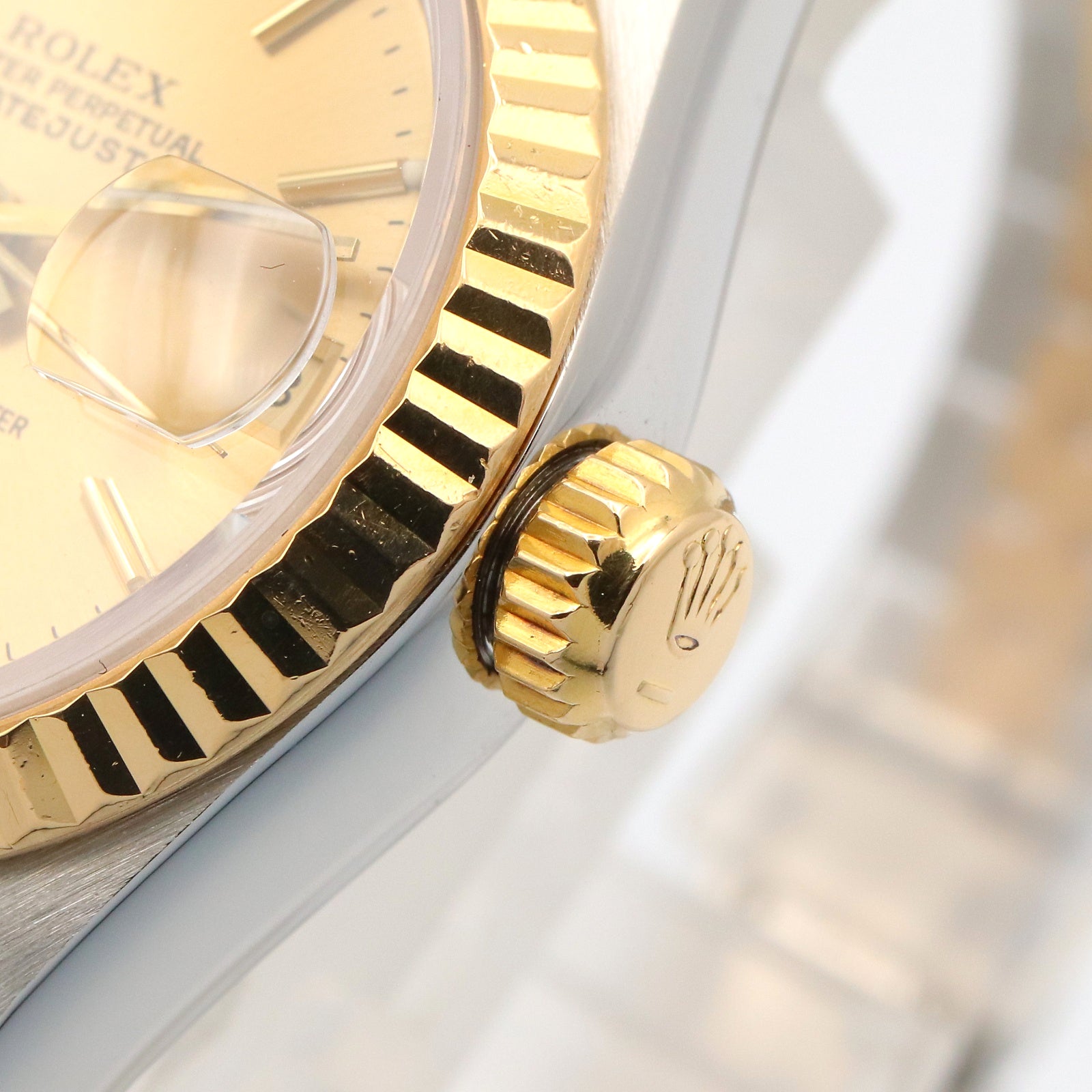 デイトジャスト R番 レディース 腕時計 自動巻き K18（イエロー