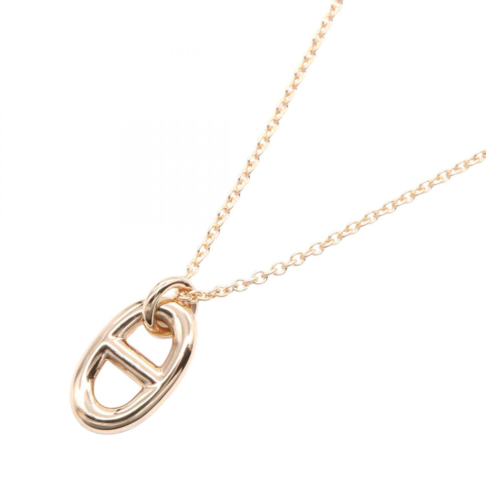 シェーヌダンクル ファランドール ネックレス K18PG ピンクゴールド