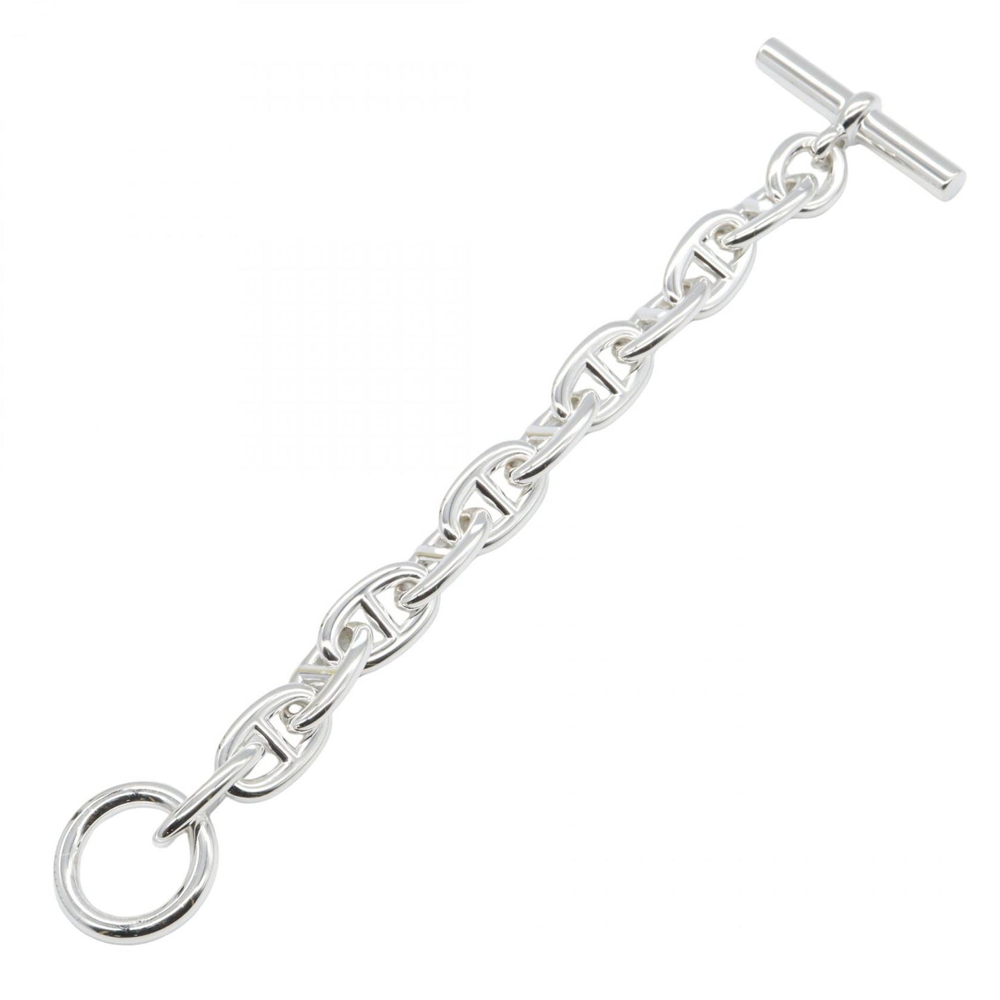 シェーヌダンクル TGM 11コマ ブレスレット ブレスレット SV925 シルバー エルメス アクセサリー HERMES