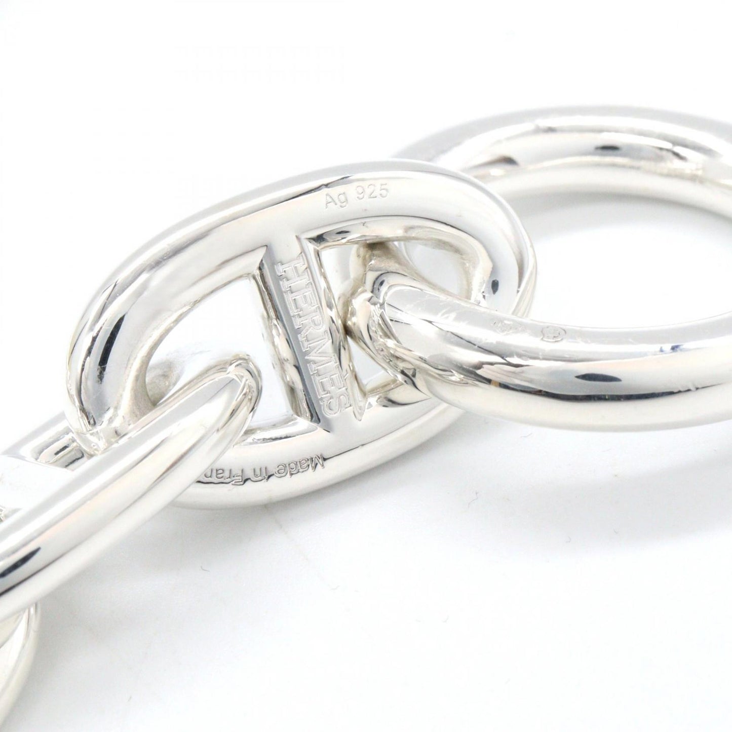 シェーヌダンクル TGM 11コマ ブレスレット ブレスレット SV925 シルバー エルメス アクセサリー HERMES