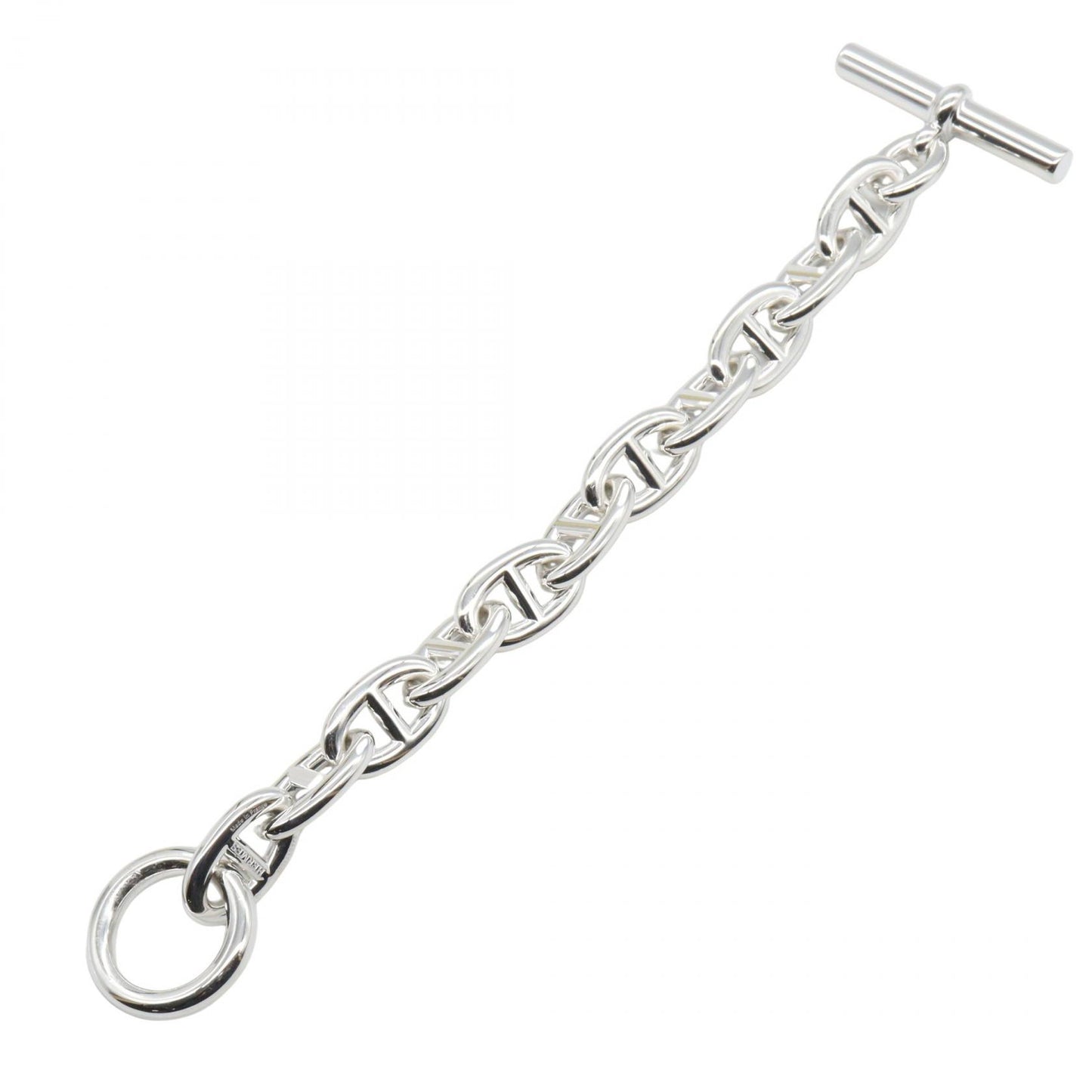 シェーヌダンクル TGM 11コマ ブレスレット ブレスレット SV925 シルバー エルメス アクセサリー HERMES