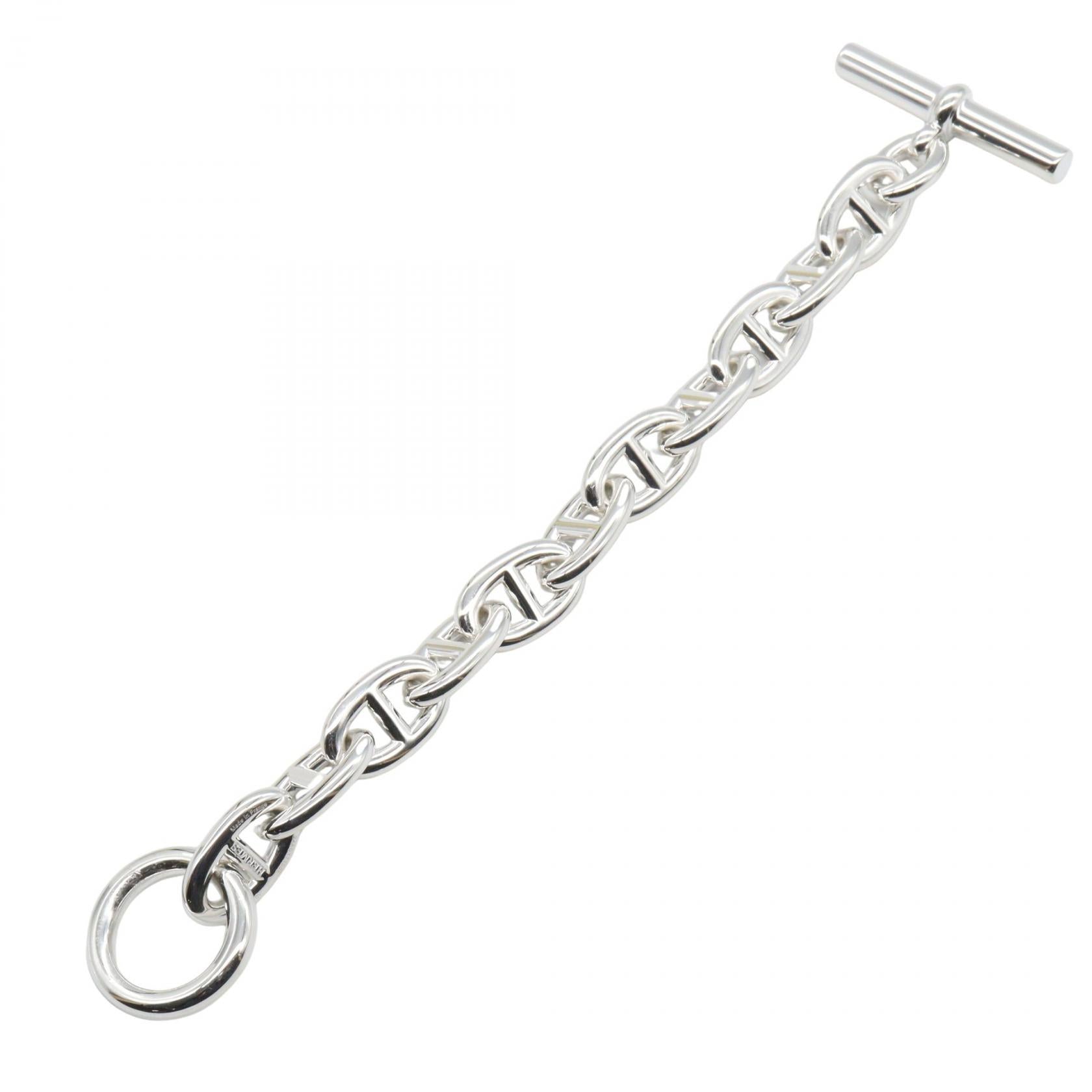 シェーヌダンクル TGM 11コマ ブレスレット ブレスレット SV925 シルバー エルメス アクセサリー HERMES