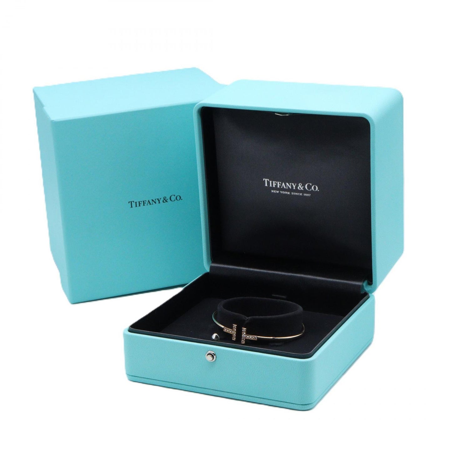 Tワイヤー ブレスレット ダイヤ ブレスレット K18PG ダイヤモンド ピンクゴールド クリア ティファニー アクセサリー TIFFANY & Co.