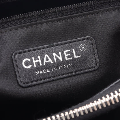 マトラッセ グランドショッピング GST チェーンショルダーバッグ チェーントートバッグ キャビアスキン ブラック シルバー金具 シャネル バッグ CHANEL