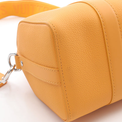 シティ キーポル LVアエログラム サフラン ショルダーバッグ レザー オレンジイエロー ルイヴィトン バッグ LOUIS VUITTON