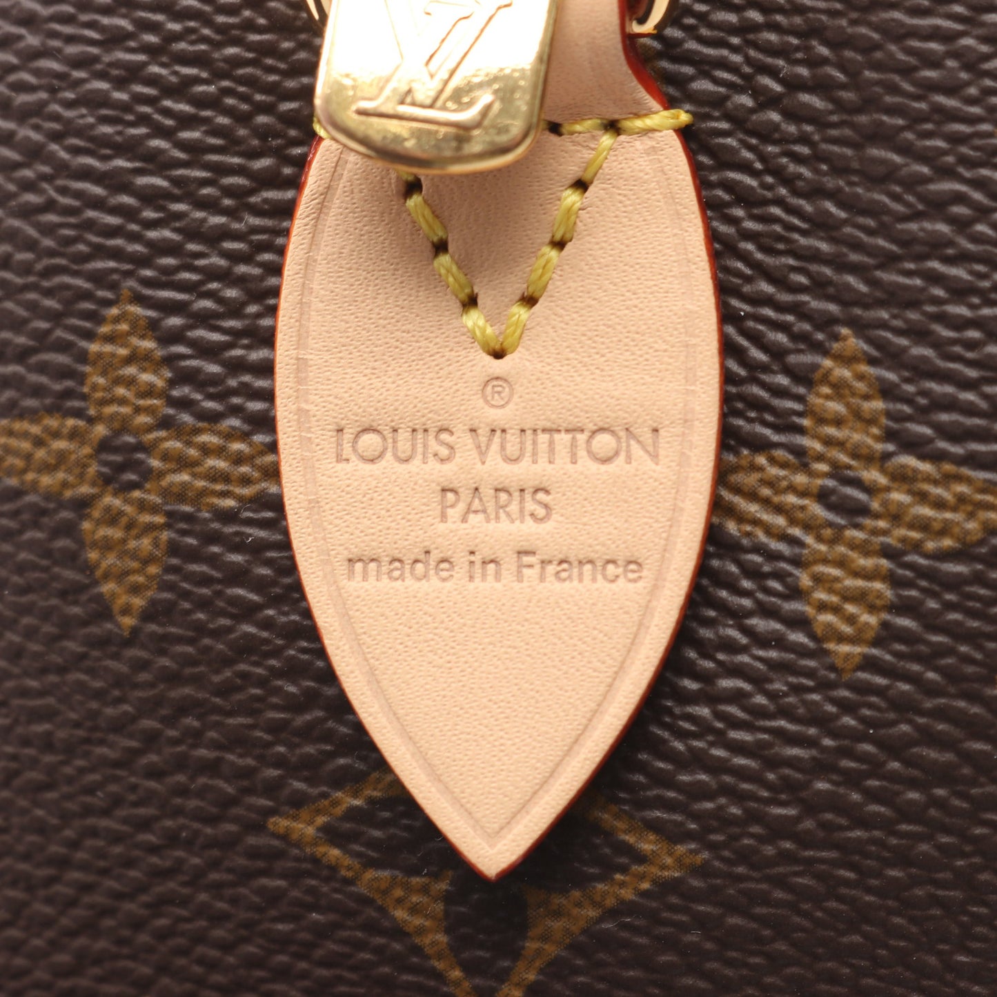 スピーディ バンドリエール20 モノグラム フューシャ ハンドバッグ PVC レザー ブラウン 2WAY ルイヴィトン バッグ LOUIS VUITTON