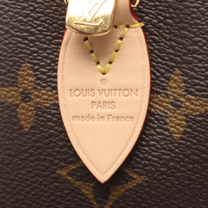 スピーディ バンドリエール20 モノグラム フューシャ ハンドバッグ PVC レザー ブラウン 2WAY ルイヴィトン バッグ LOUIS VUITTON