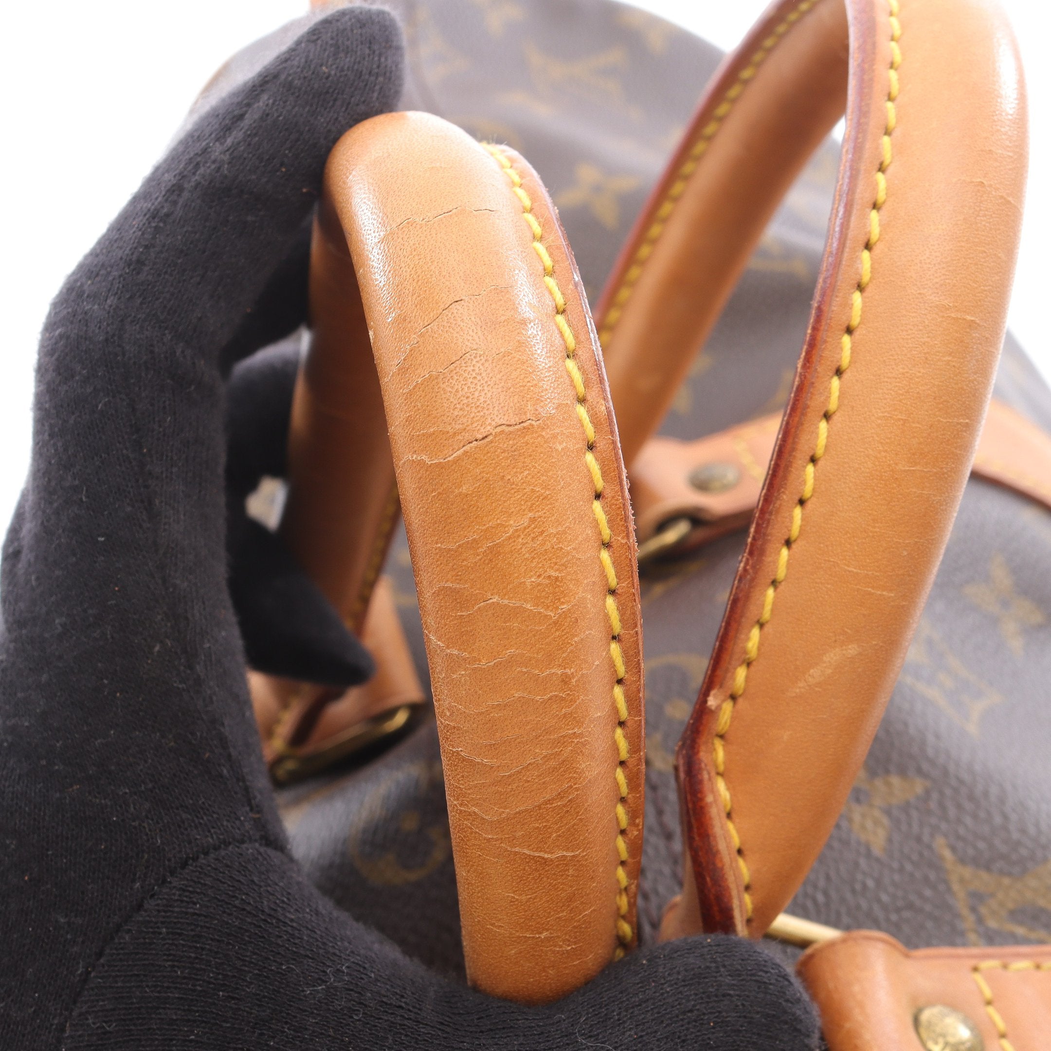 キーポル バンドリエール45 モノグラム ボストンバッグ PVC レザー