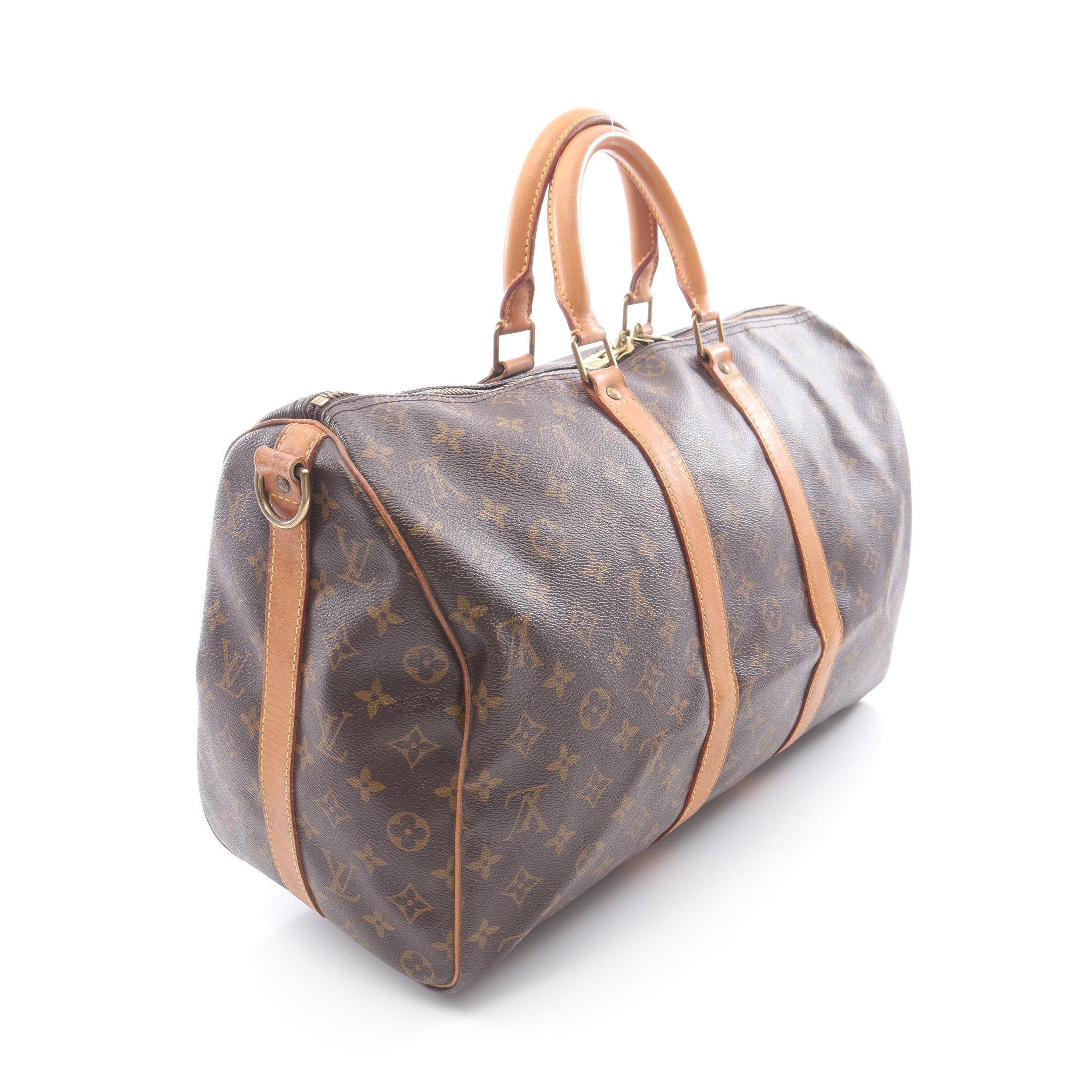 【鑑定済】 訳あり ルイヴィトン モノグラム ボストンバッグ キーポル 50 LOUIS VUITTON ルイヴィトン モノグラム キーポル50 ユニセックス