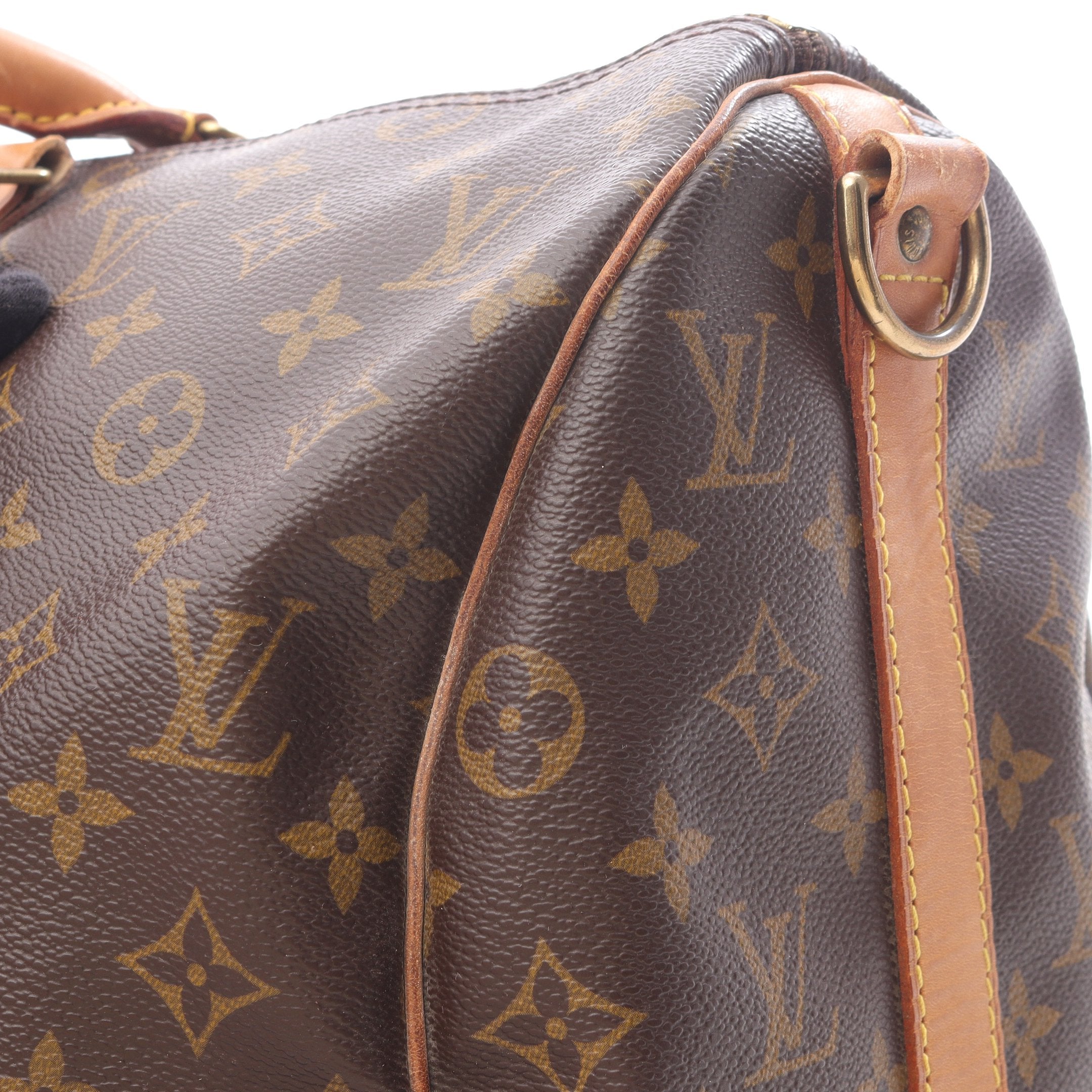 キーポル バンドリエール45 モノグラム ボストンバッグ PVC レザー