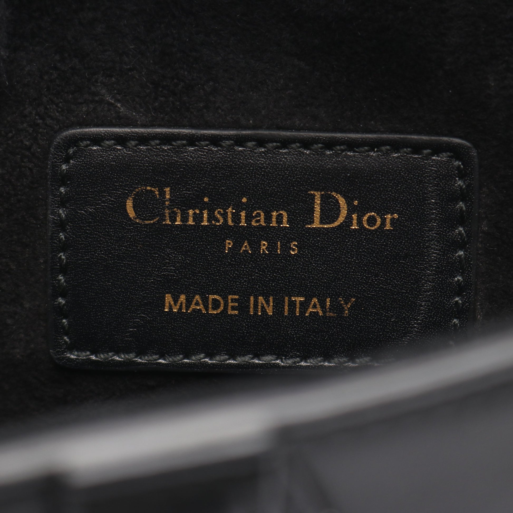 サドルバッグ ミニ ハンドバッグ レザー ブラック クリスチャンディオール バッグ Christian Dior