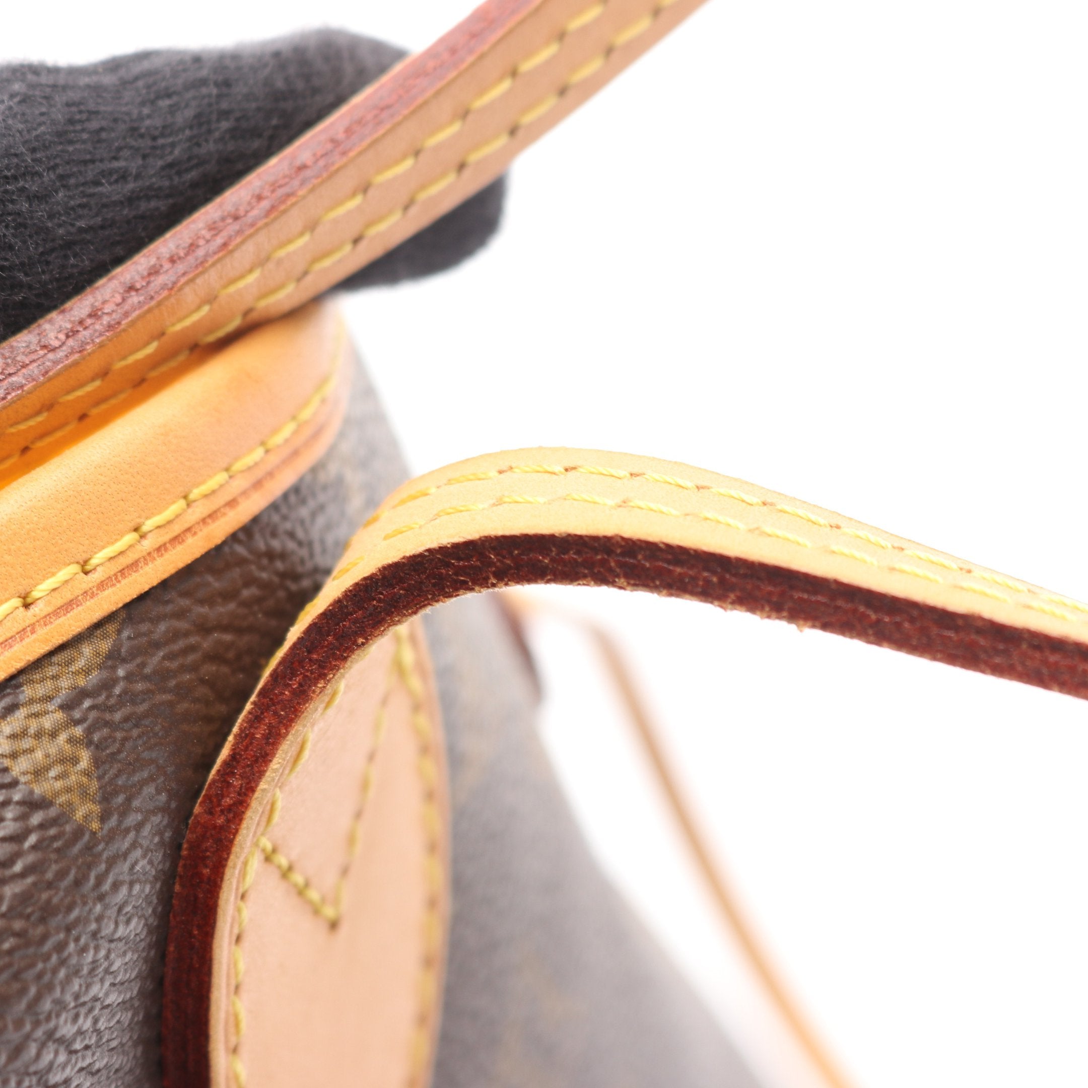 ネヴァーフルMM モノグラム ミモザ ショルダーバッグ トートバッグ PVC