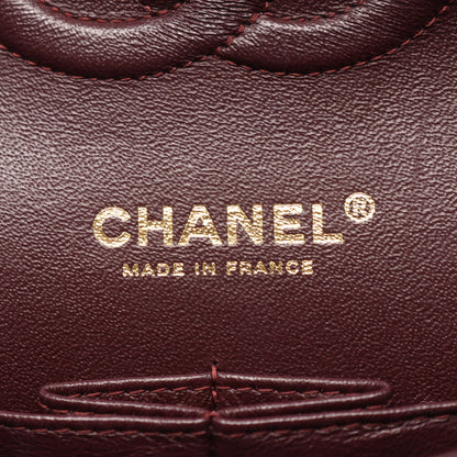マトラッセ Wフラップ Wチェーンショルダーバッグ キャビアスキン ブラック ゴールド金具 シャネル バッグ CHANEL