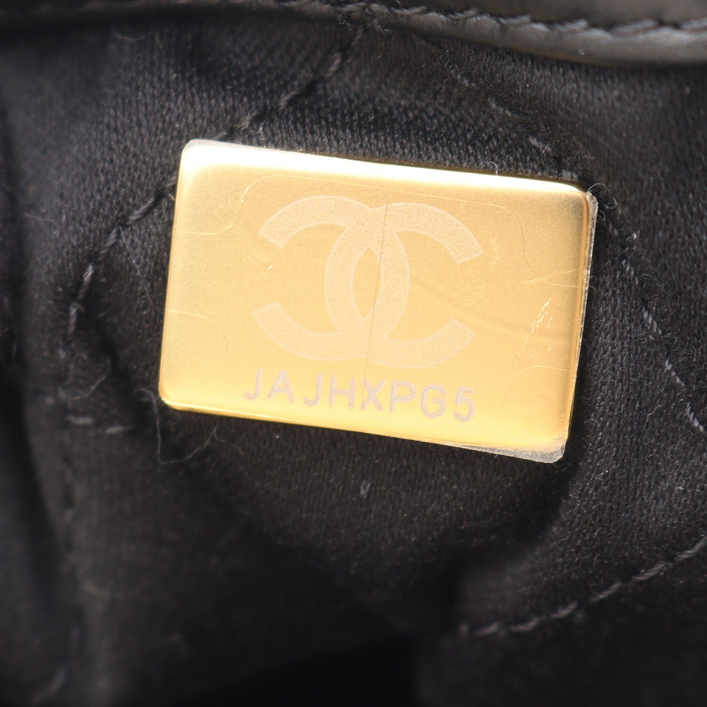 シャネル 22 ラージ バックパック リュックサック レザー ブラック ゴールド金具 シャネル バッグ CHANEL