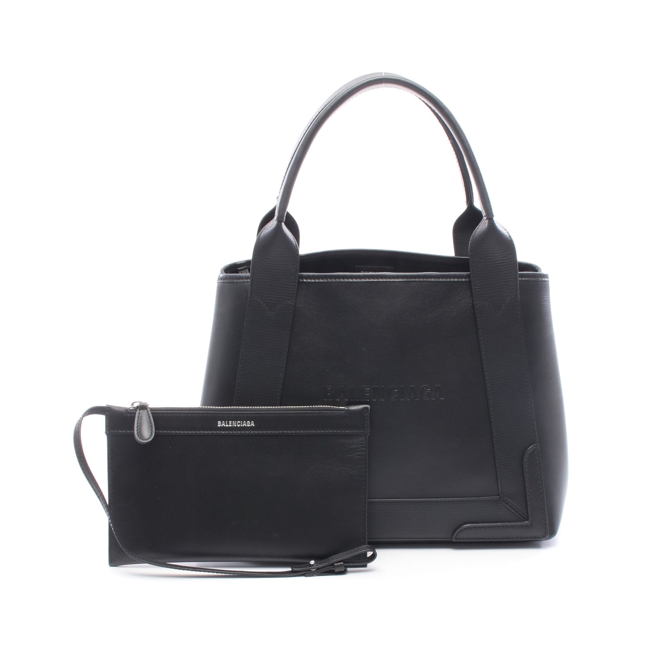 NAVY CABAS S ネイビーカバ ハンドバッグ トートバッグ レザー