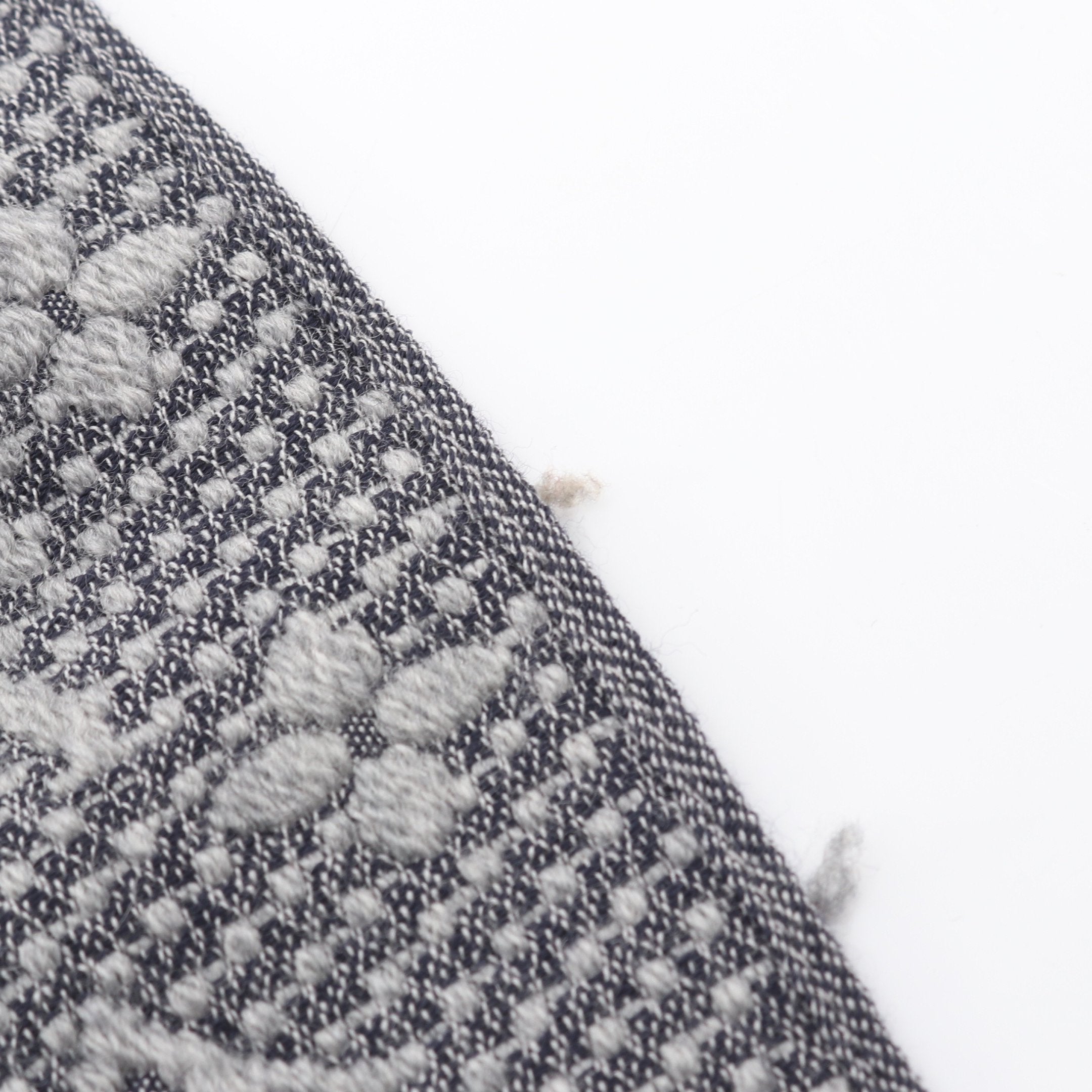 モノグラム クラシック グリクレール マフラー ウール グレー ルイ