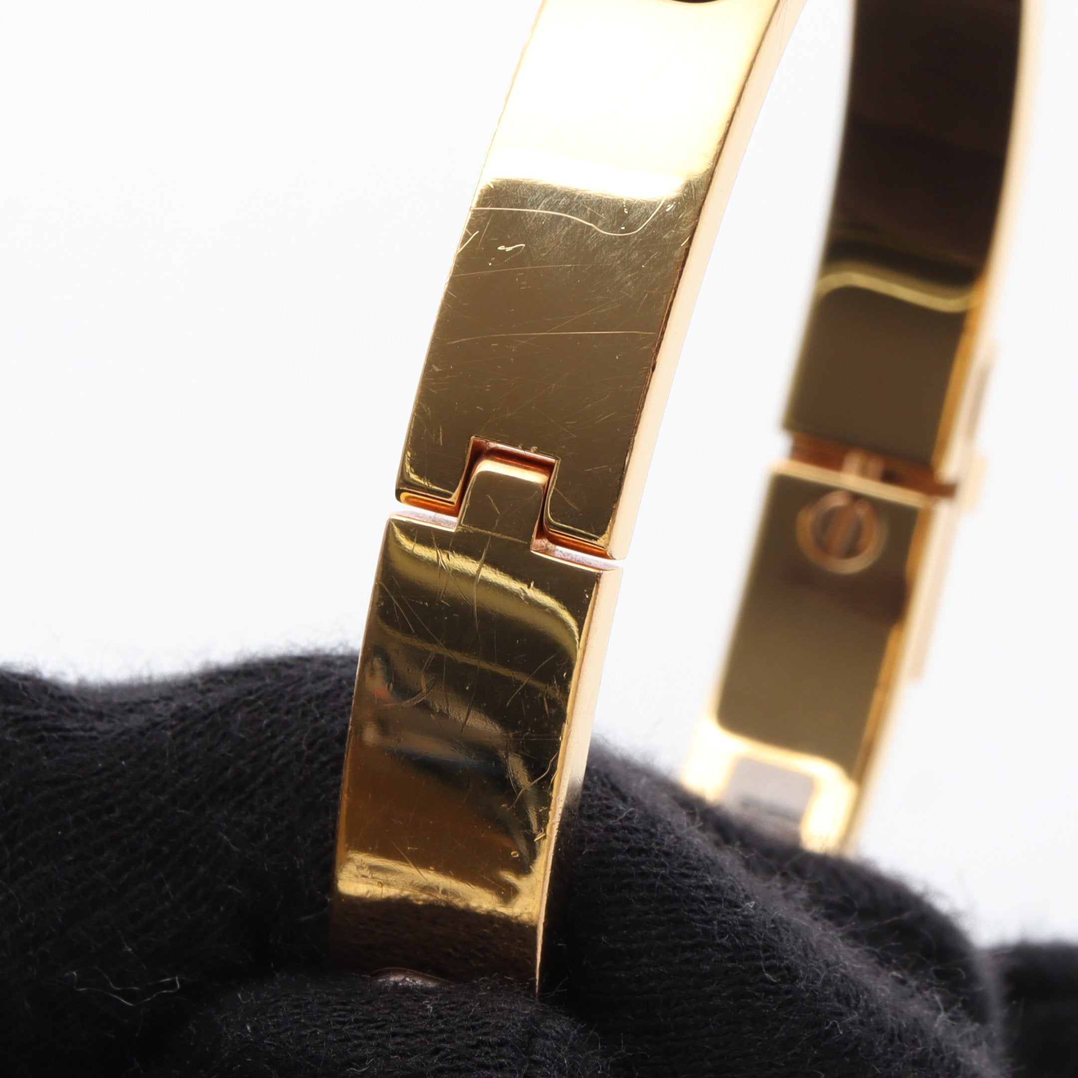 ミニ クリック ケリー バングル GP エナメル ゴールケリー バングル GP