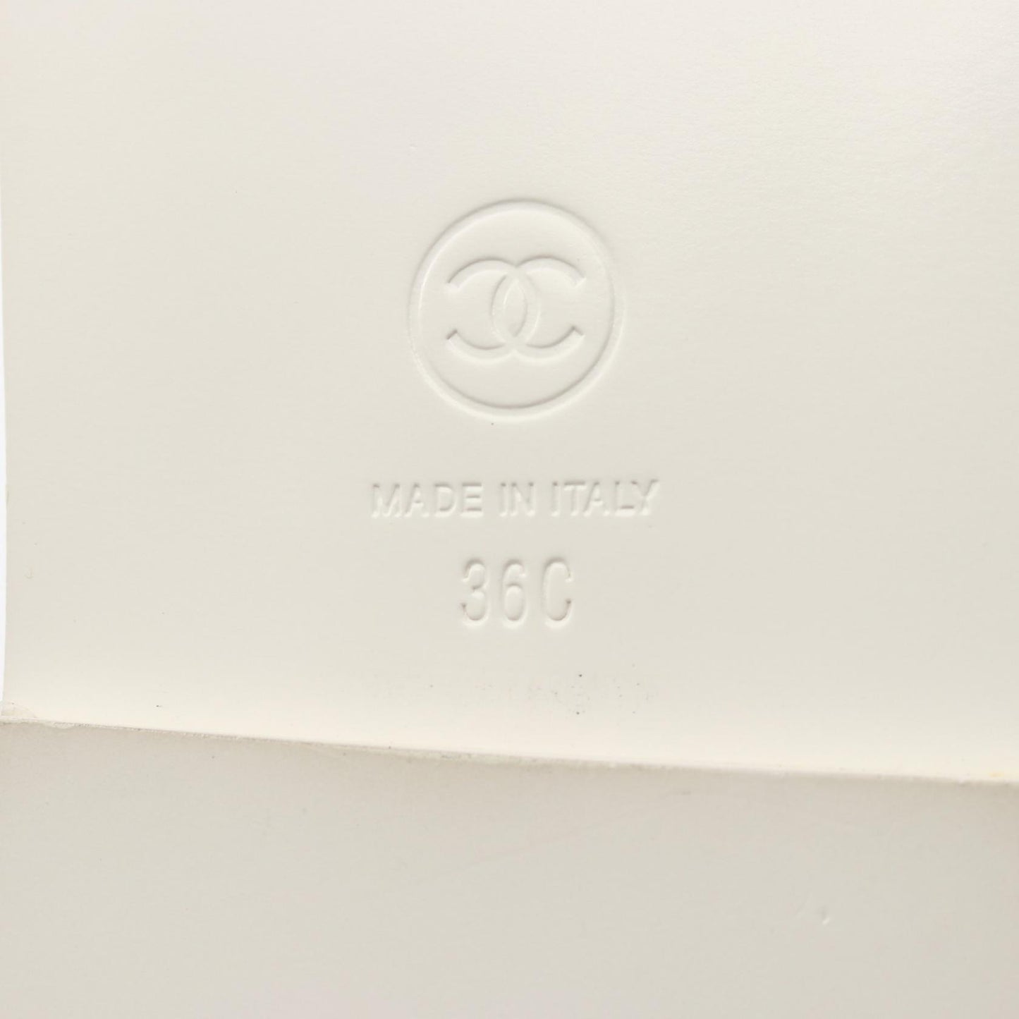 ココマーク サンダル レザー ホワイト シャネル シューズ CHANEL