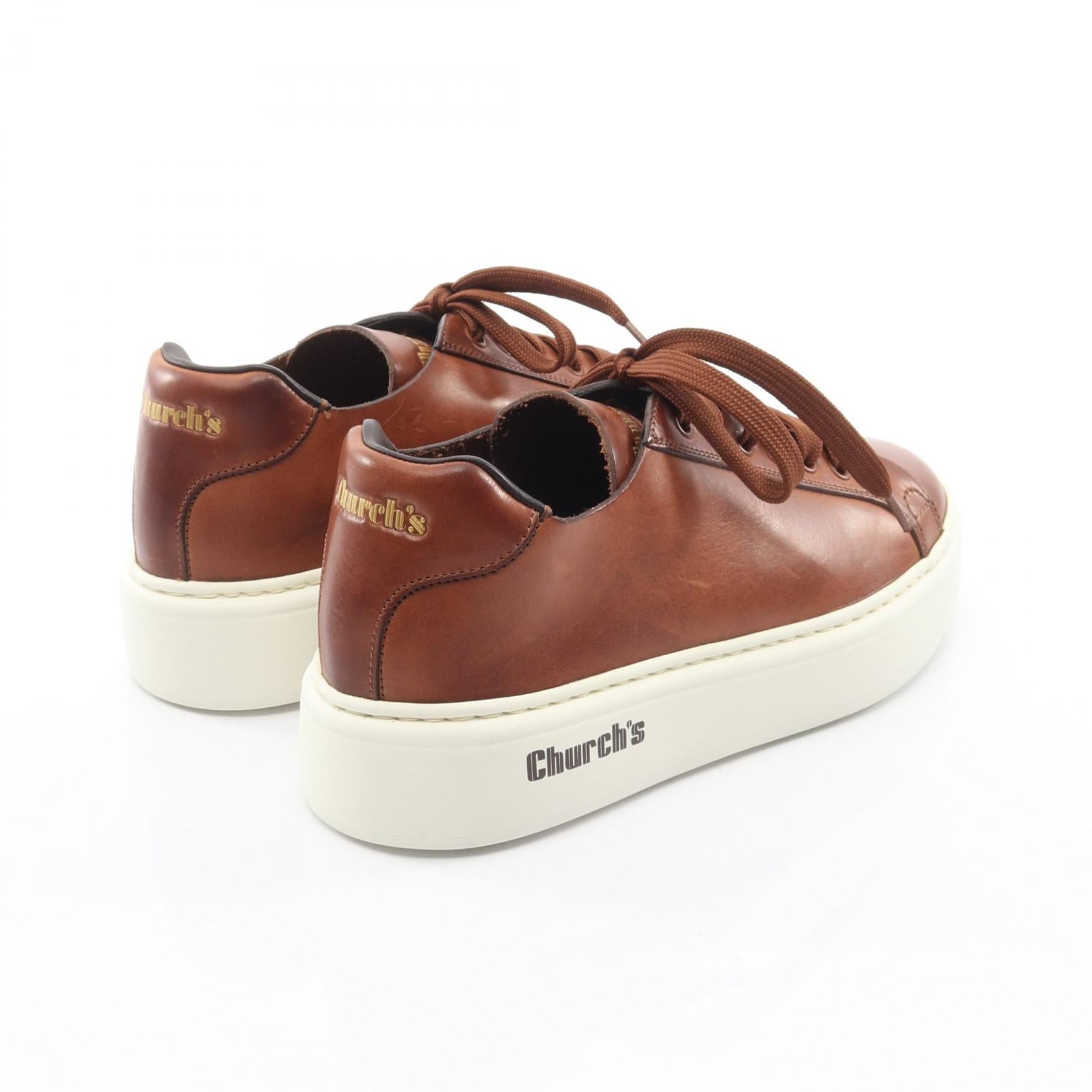 スニーカー レザー ブラウン チャーチ – RECLO