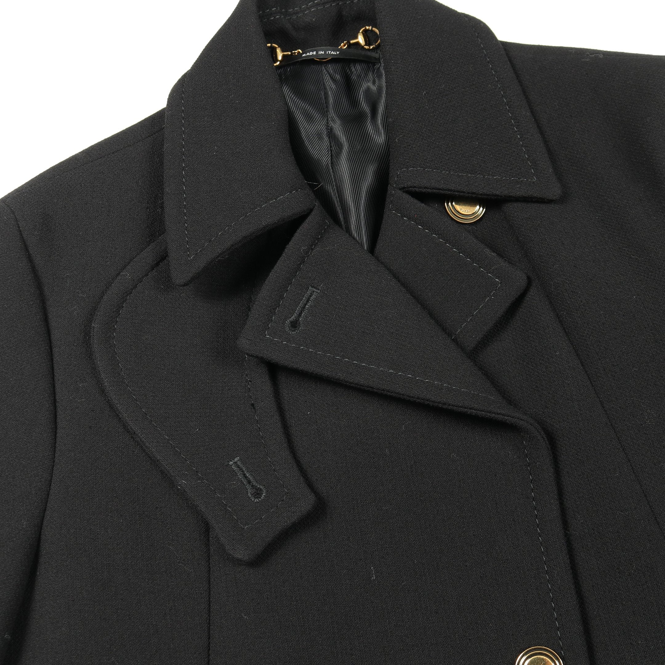 ピーコート ウール ブラック グッチ – RECLO