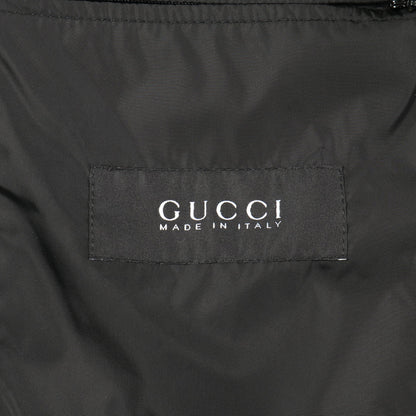 ダウンベスト ナイロン ブラック フード付き グッチ アウター GUCCI