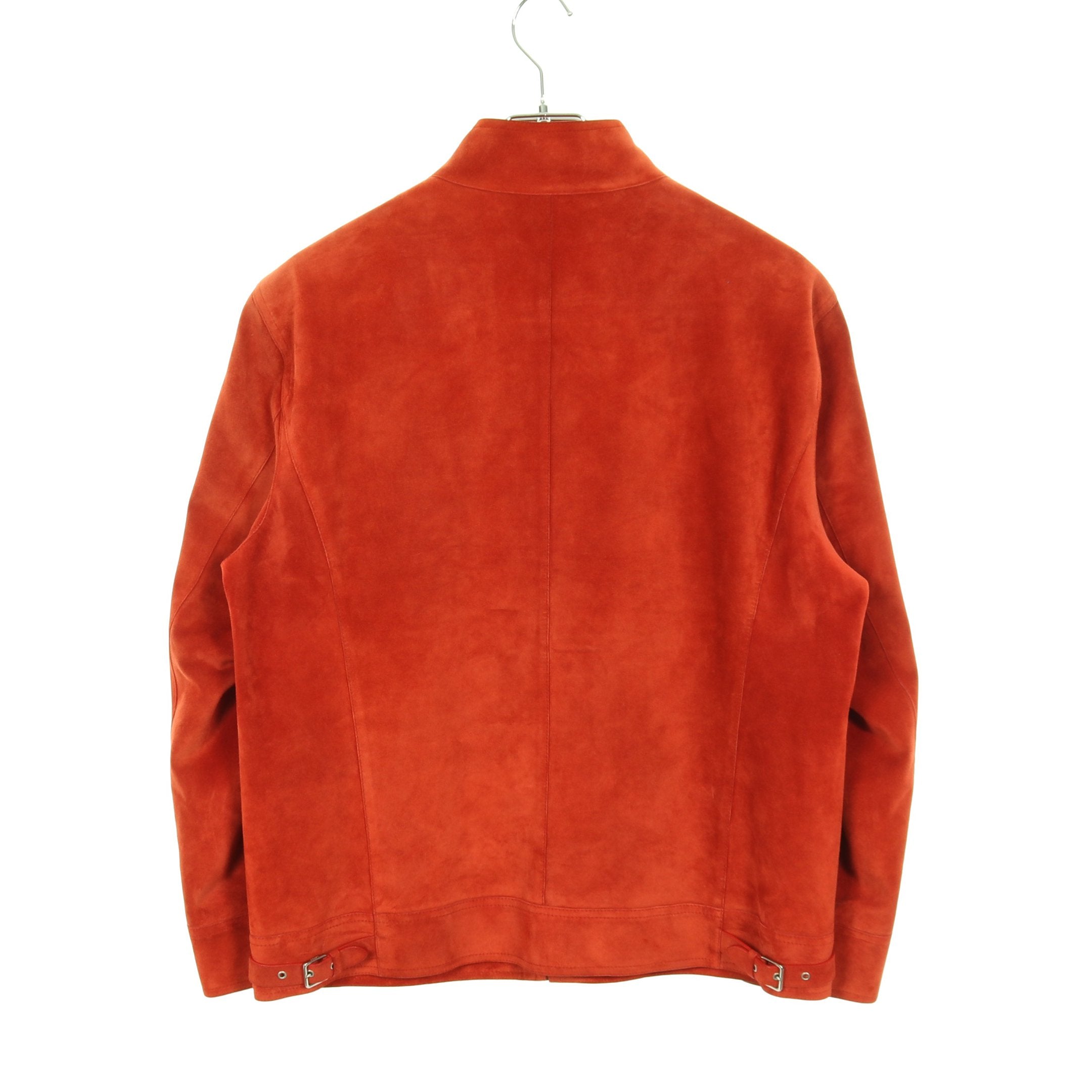 スエード ブルゾン ジャケット レザー レッドブラウン ロエベ – RECLO