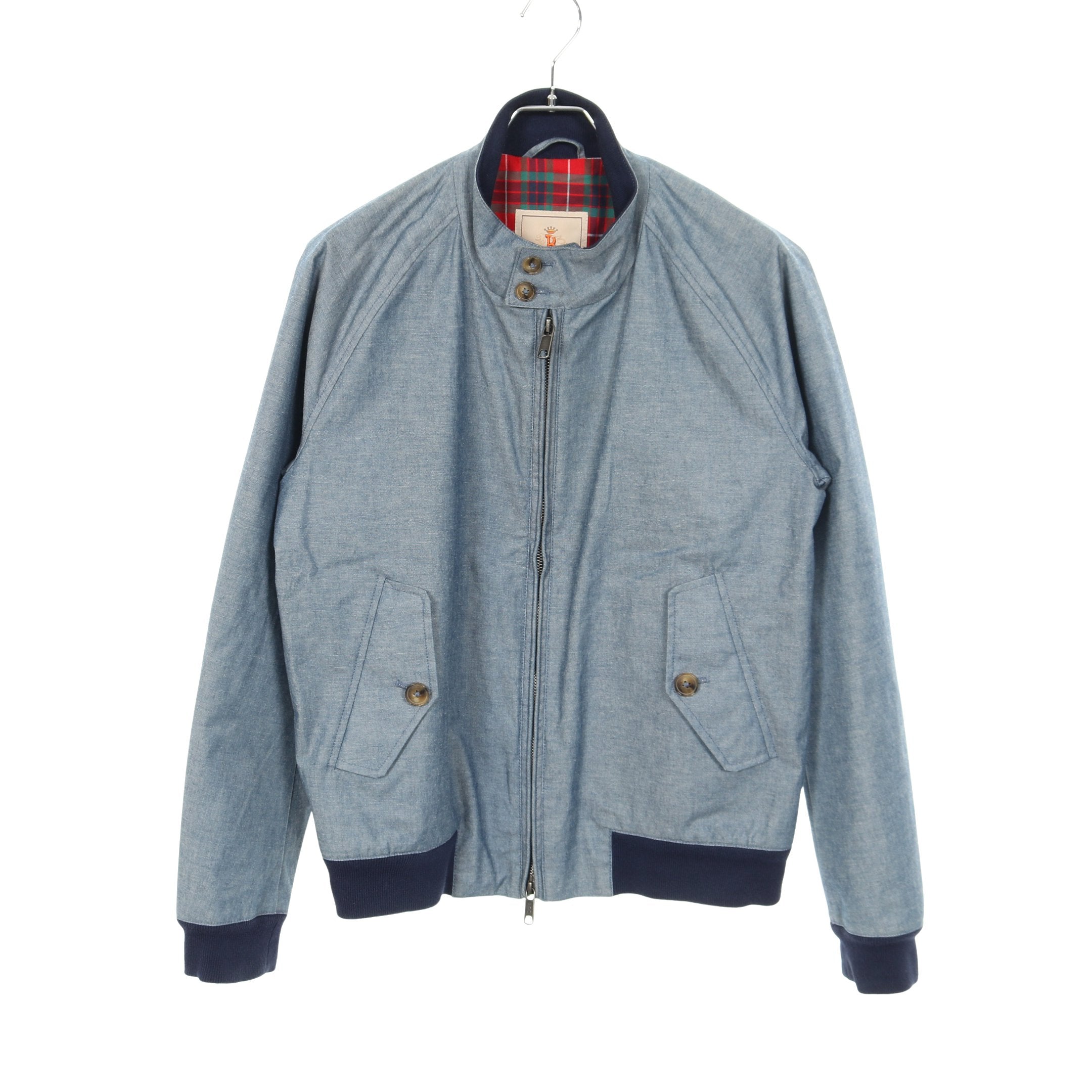 G9 HARRINGTON JACKET ハリントン ジャケット コットン ブルー 裏地