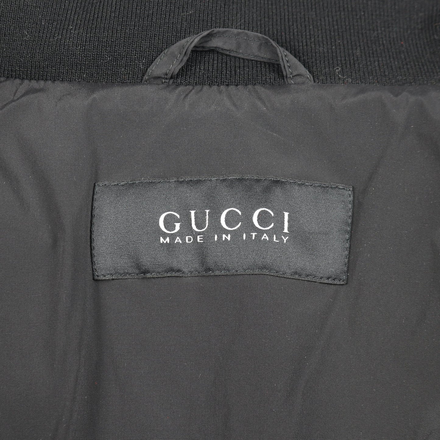 ジャケット ナイロン ブラック 中綿 グッチ アウター GUCCI