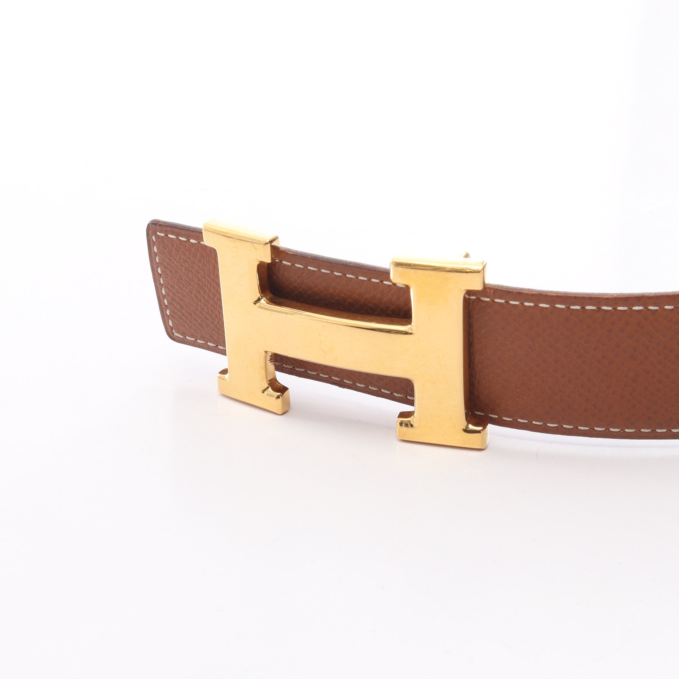 美品 Hermès コンスタンス H型バックル ベルト ブラウン 付属品 HERMES（エルメス） ベルト レディース ブランド コンスタンス ヴォー