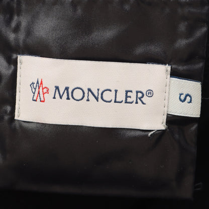 MANTELLA マンテラ ポンチョ ケープ ダウンジャケット ウール ナイロン ブラック 切替 モンクレール アウター MONCLER