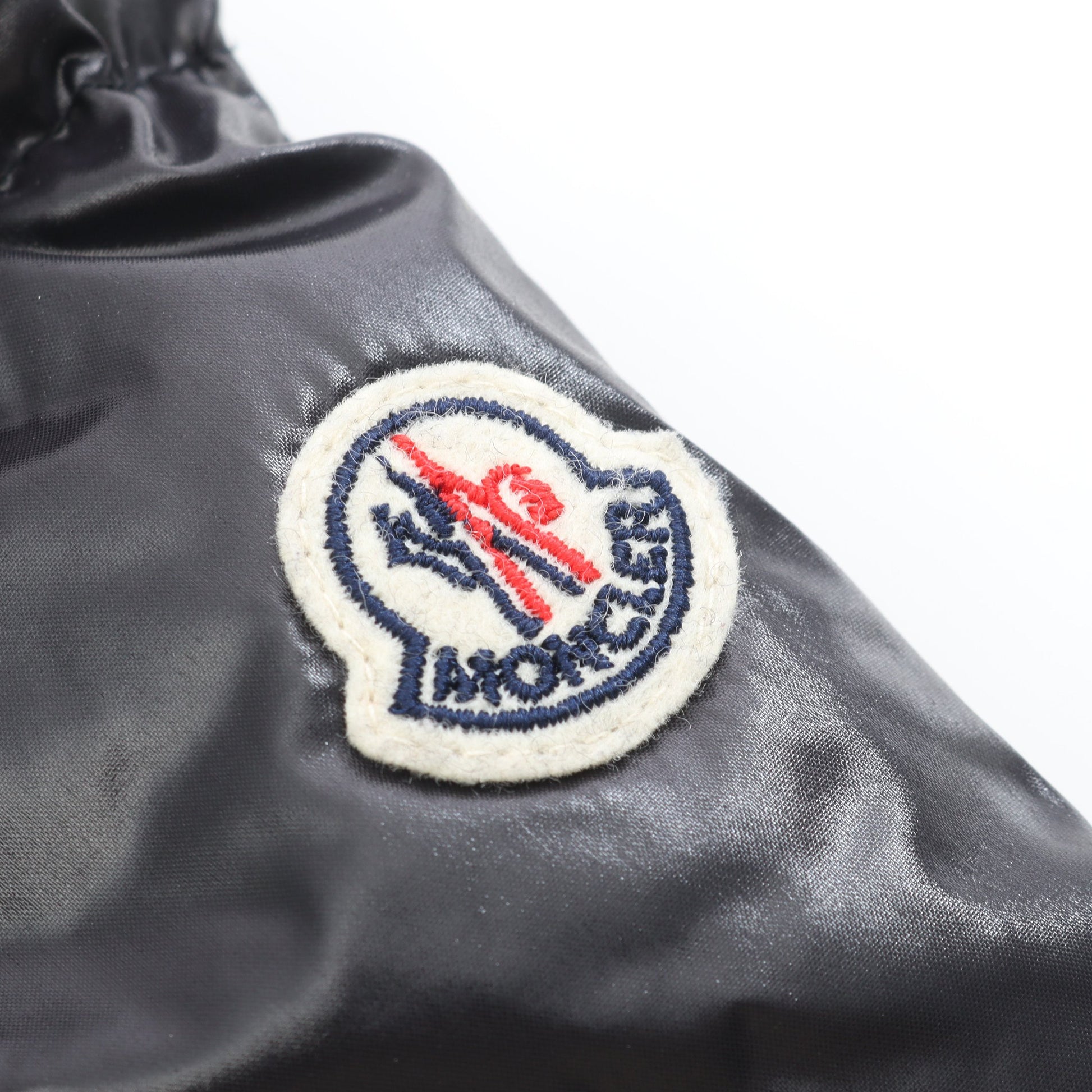 MANTELLA マンテラ ポンチョ ケープ ダウンジャケット ウール ナイロン ブラック 切替 モンクレール アウター MONCLER