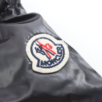 MANTELLA マンテラ ポンチョ ケープ ダウンジャケット ウール ナイロン ブラック 切替 モンクレール アウター MONCLER
