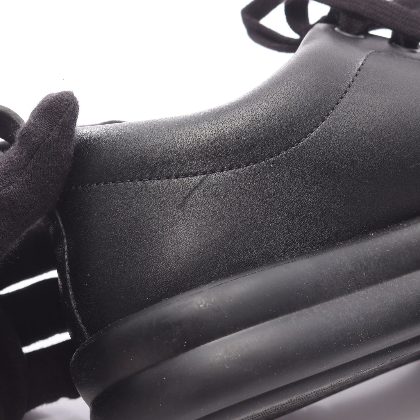 ハッピー スニーカー レザー ブラック エルメス シューズ HERMES