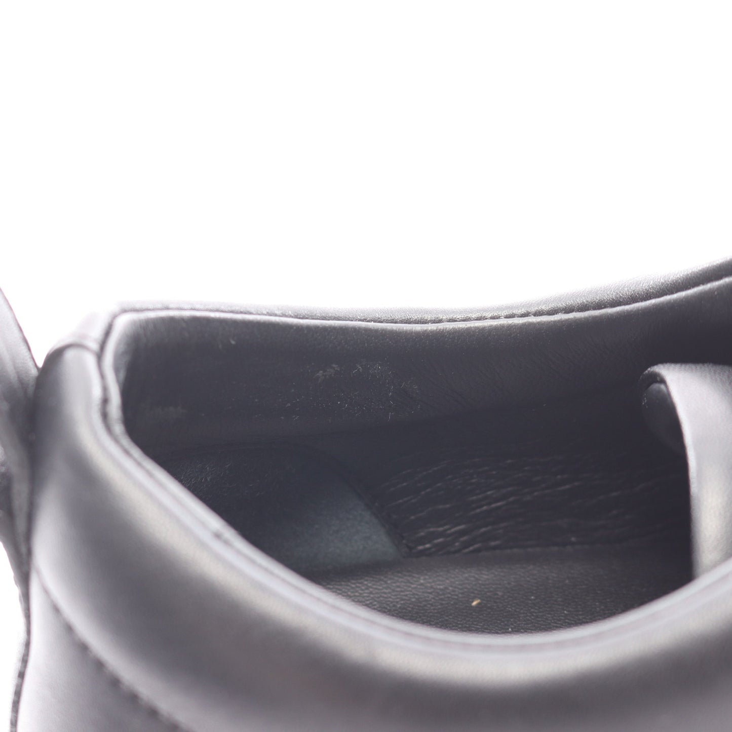 ハッピー スニーカー レザー ブラック エルメス シューズ HERMES