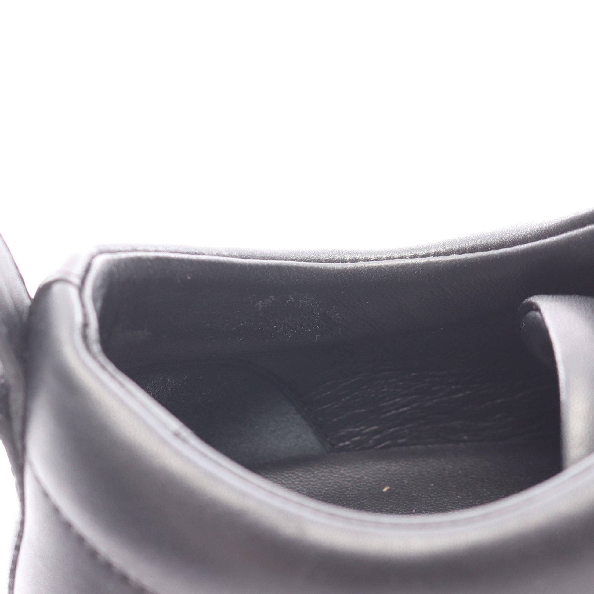 ハッピー スニーカー レザー ブラック エルメス シューズ HERMES