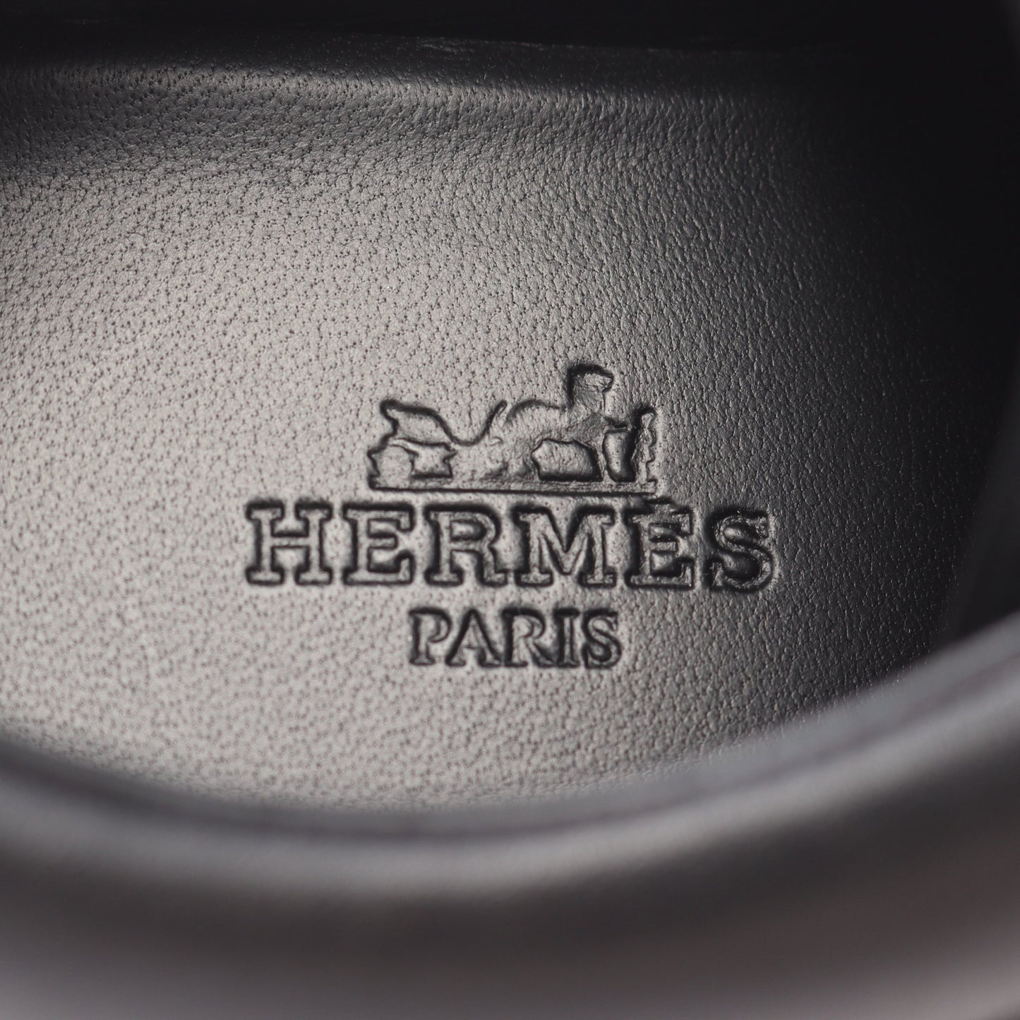 ハッピー スニーカー レザー ブラック エルメス シューズ HERMES