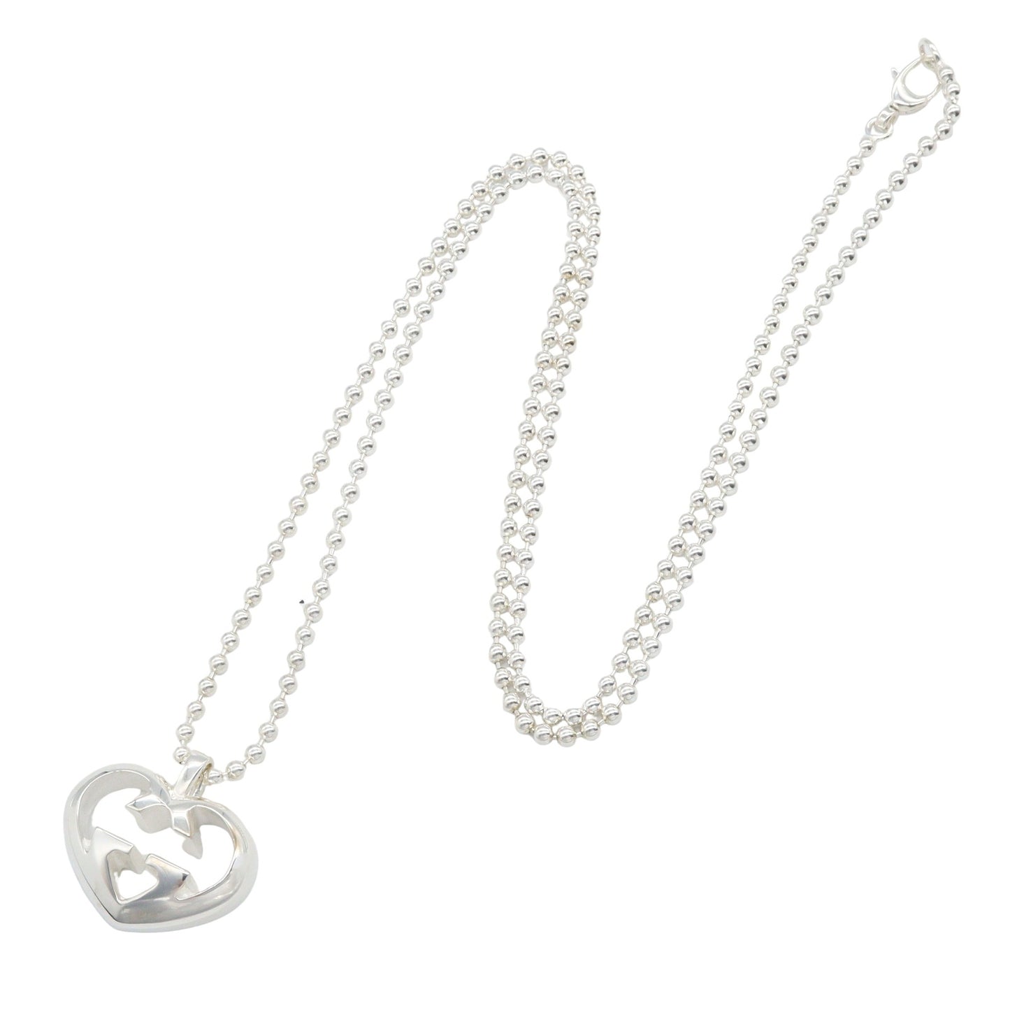 ハート インターロッキングG ネックレス ネックレス SV925 シルバー グッチ アクセサリー GUCCI