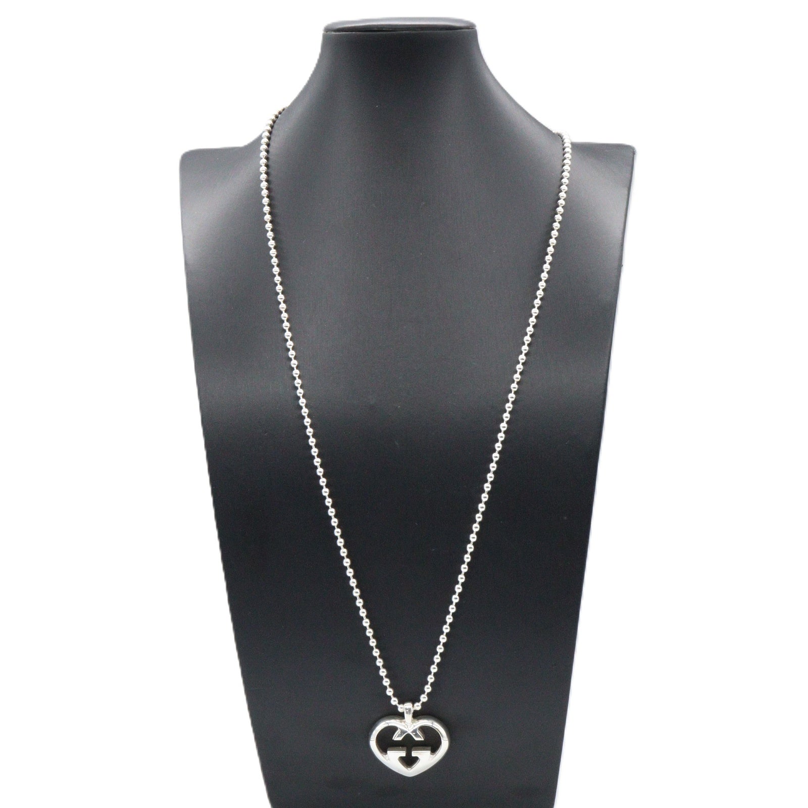 ハート インターロッキングG ネックレス ネックレス SV925 シルバー グッチ アクセサリー GUCCI