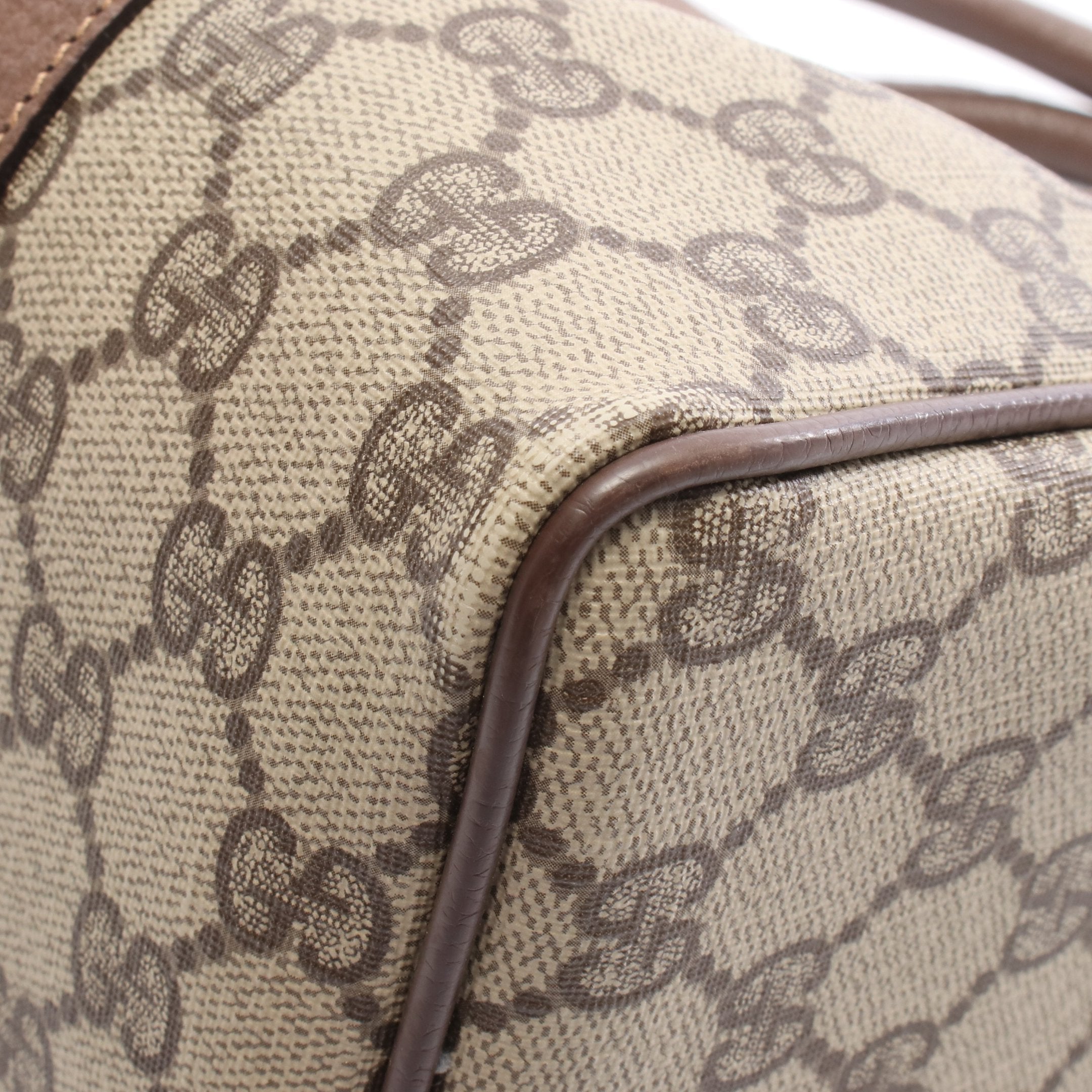 オールドグッチ GGプラス シェリーライン ミニボストンバッグ PVC