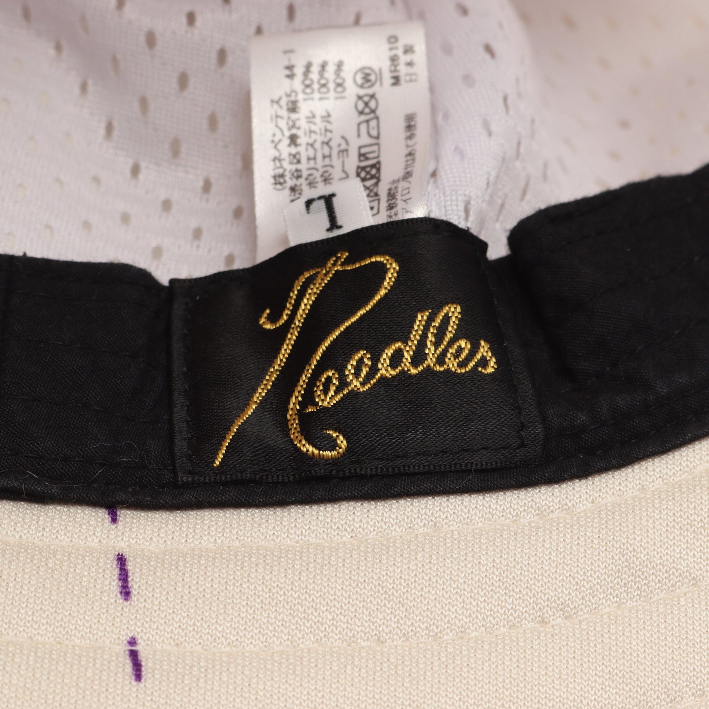 NEEDLES × DC SHOES Bermuda バケットハット 帽子 アイボリー パープル ニードルス 財布・小物 Needles