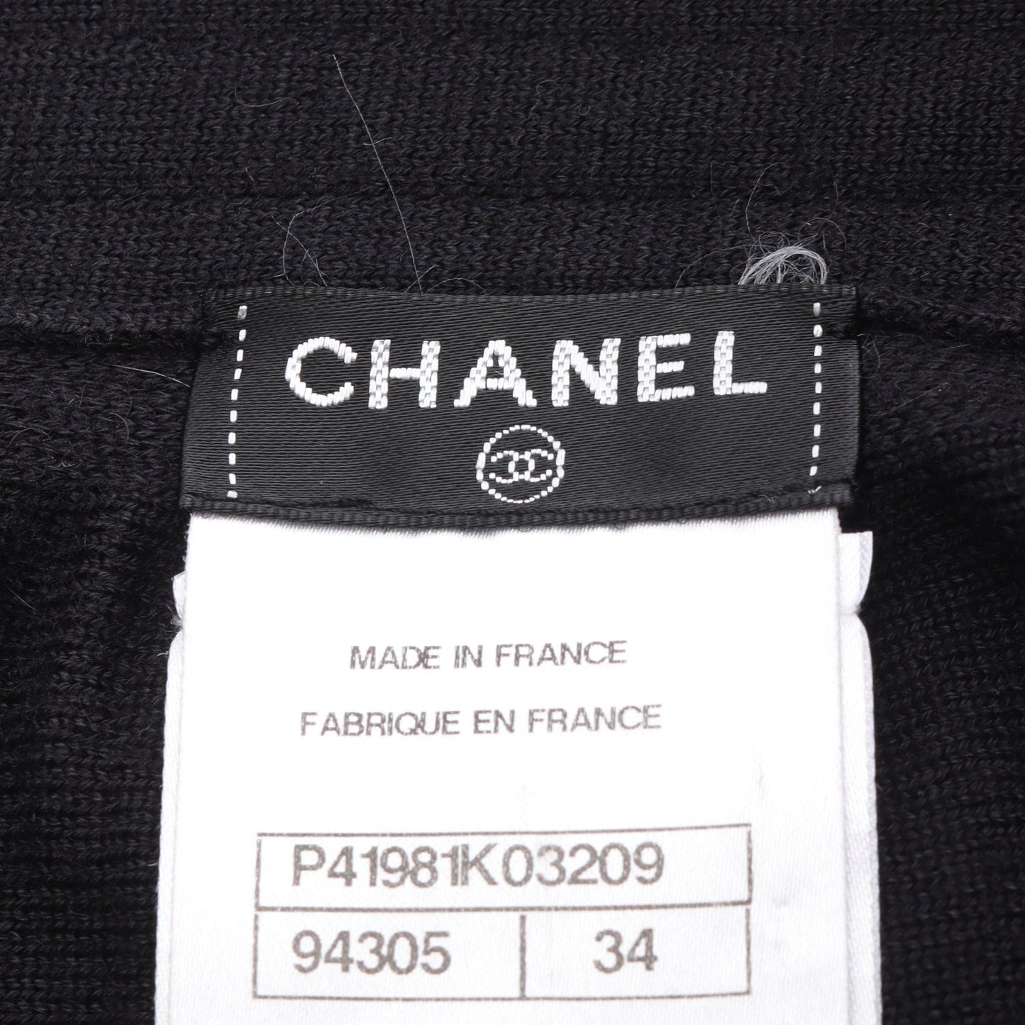 ココマークボタン ニット スカート ウール ブラック シャネル ボトムス CHANEL