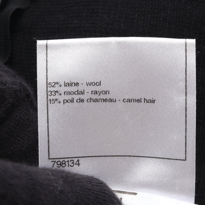ココマークボタン ニット スカート ウール ブラック シャネル ボトムス CHANEL