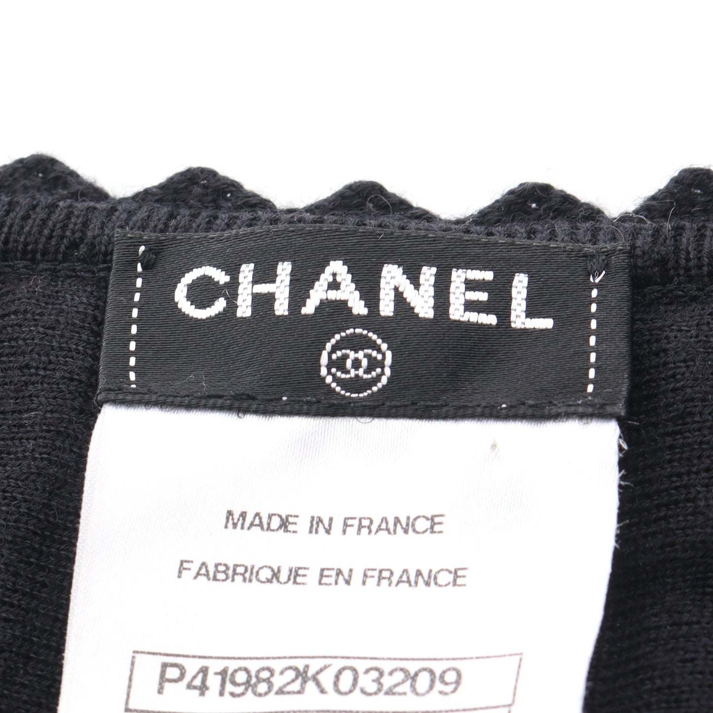 ココマーク ニット 半袖 ウール ブラック シャネル トップス CHANEL