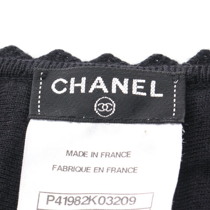ココマーク ニット 半袖 ウール ブラック シャネル トップス CHANEL