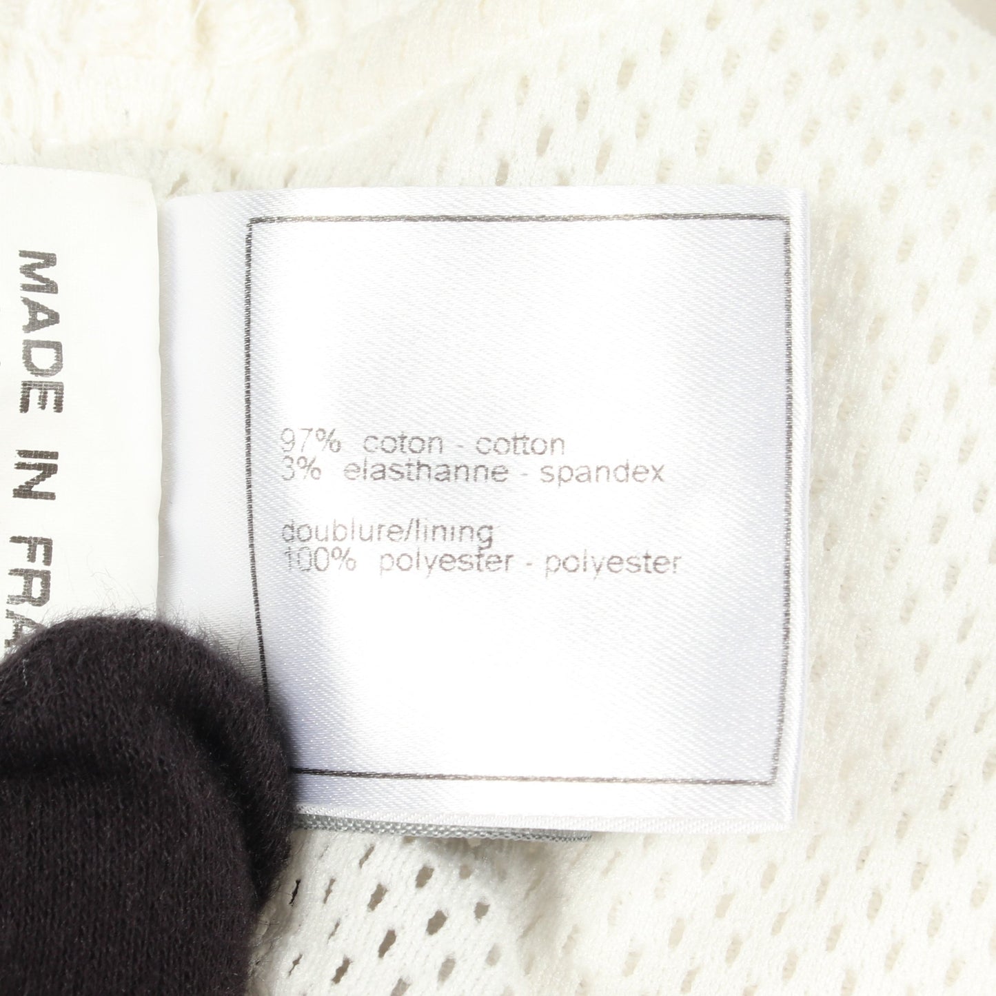 スポーツライン ココマーク ノースリーブ ワンピース コットン ホワイト シャネル ワンピース CHANEL