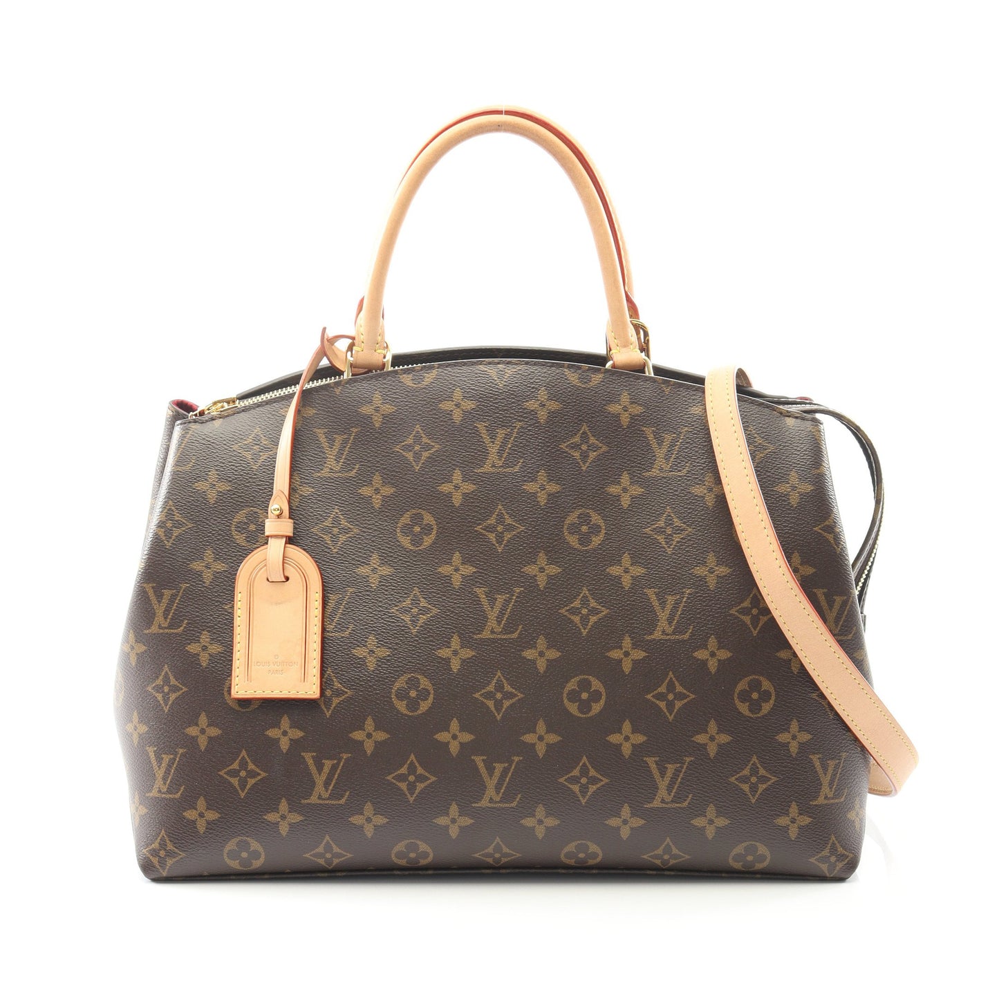 グラン パレMM モノグラム ハンドバッグ PVC レザー ブラウン 2WAY ルイヴィトン バッグ LOUIS VUITTON