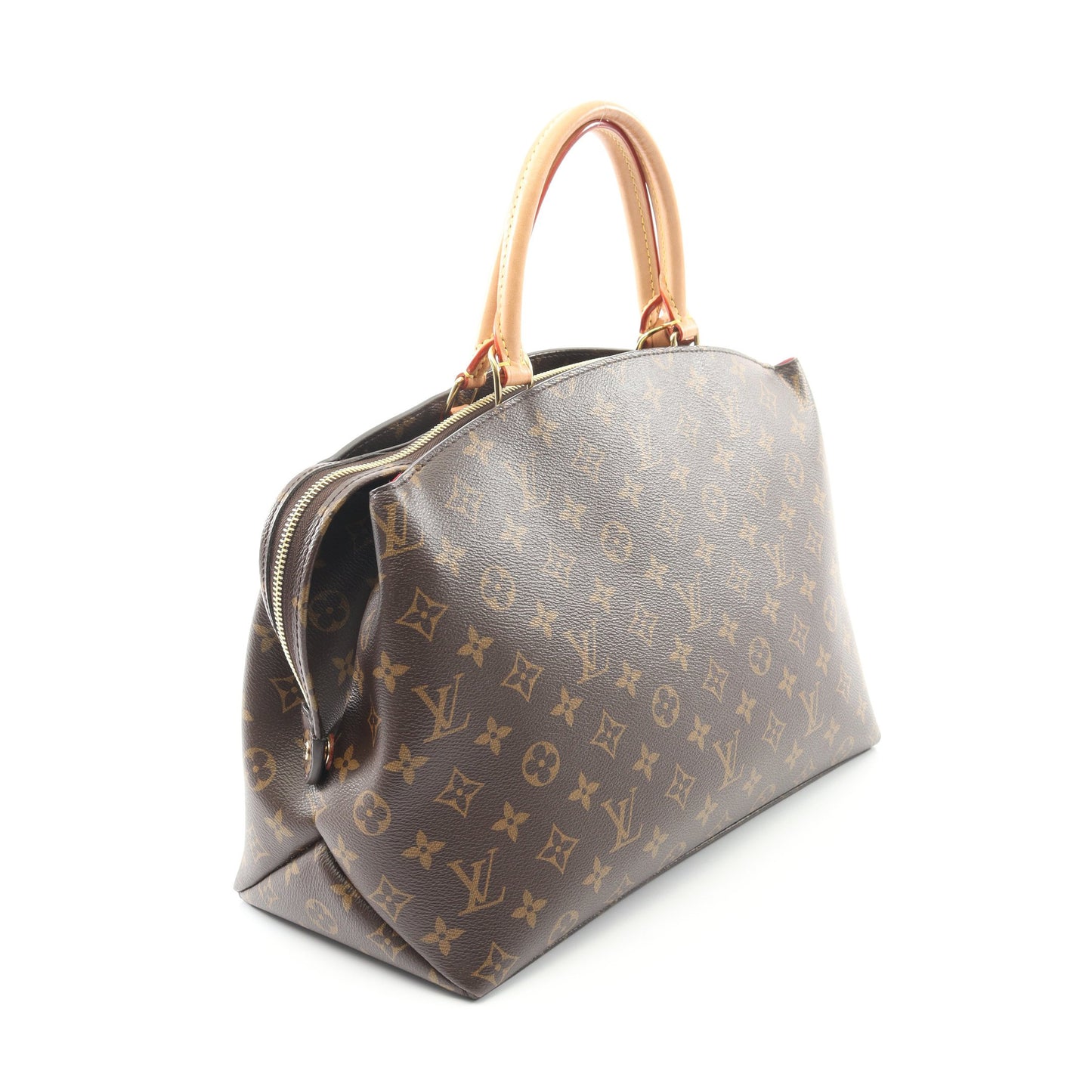 グラン パレMM モノグラム ハンドバッグ PVC レザー ブラウン 2WAY ルイヴィトン バッグ LOUIS VUITTON