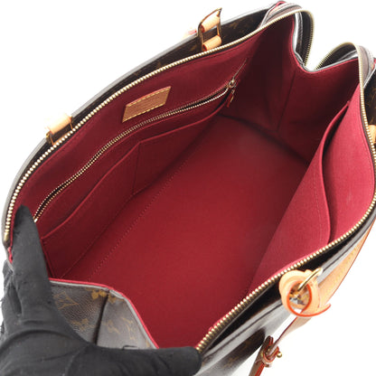 グラン パレMM モノグラム ハンドバッグ PVC レザー ブラウン 2WAY ルイヴィトン バッグ LOUIS VUITTON