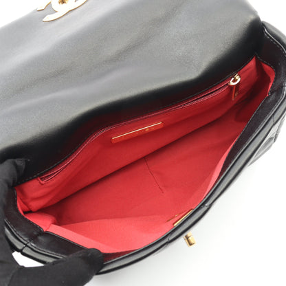 19 ディズヌフ マトラッセ チェーンショルダーバッグ ラムスキン ブラック コンビ金具 2WAY シャネル バッグ CHANEL